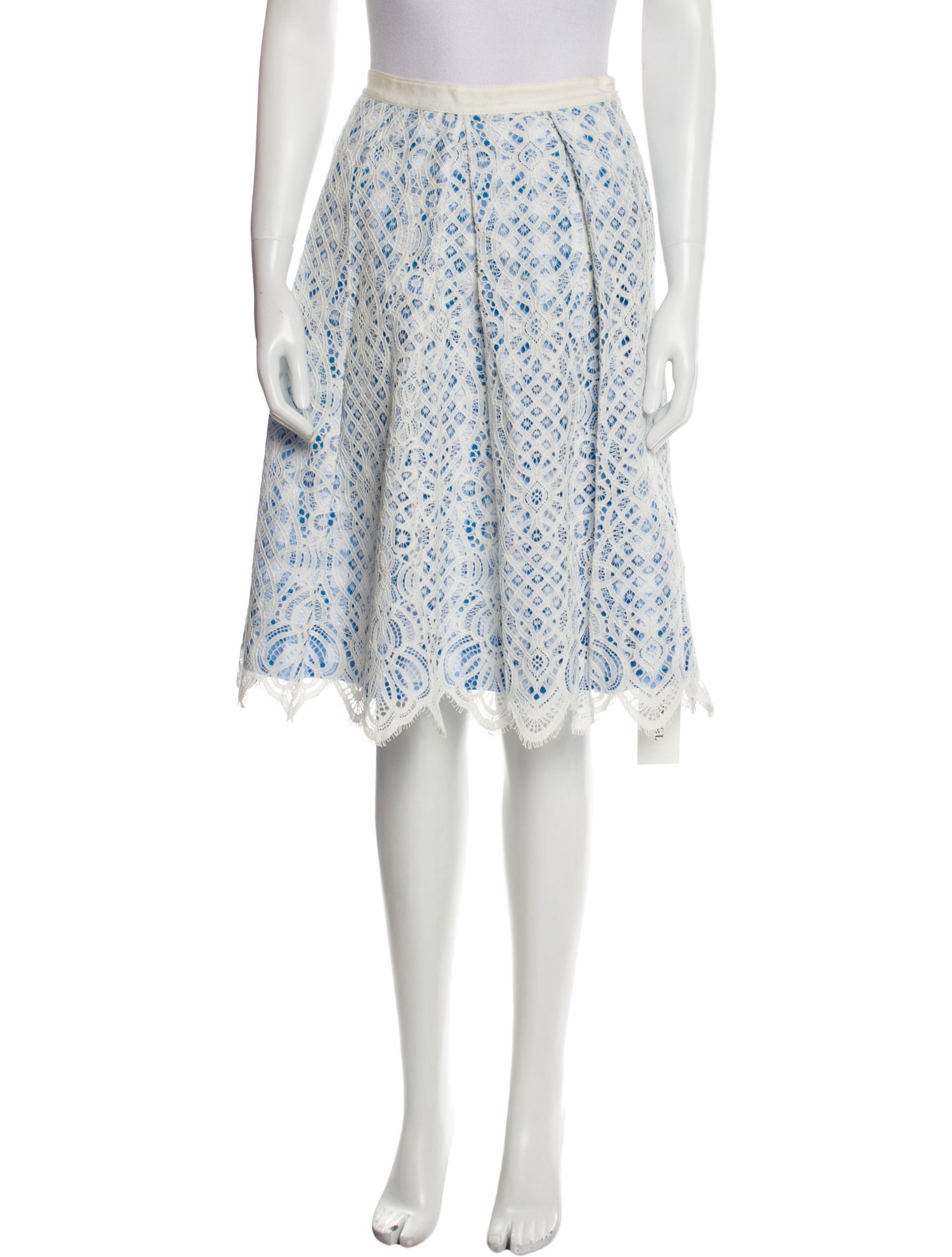 Draper James Lace Pattern Knee-Length Skirt