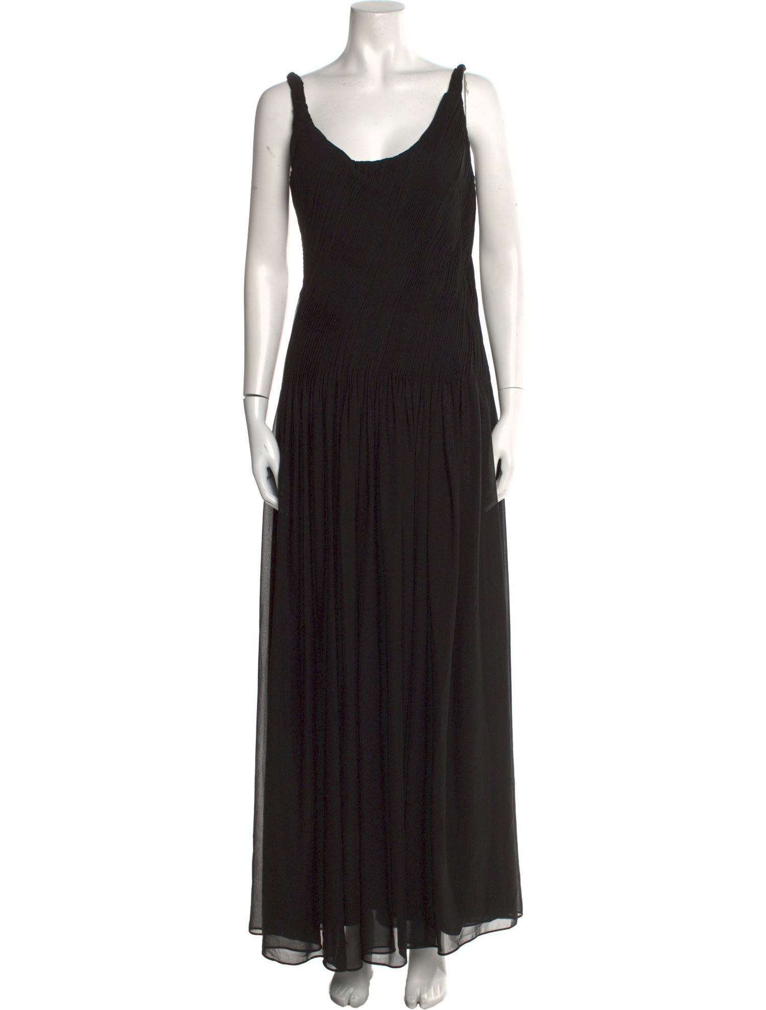 Rene Ruiz Scoop Neck Long Dress
