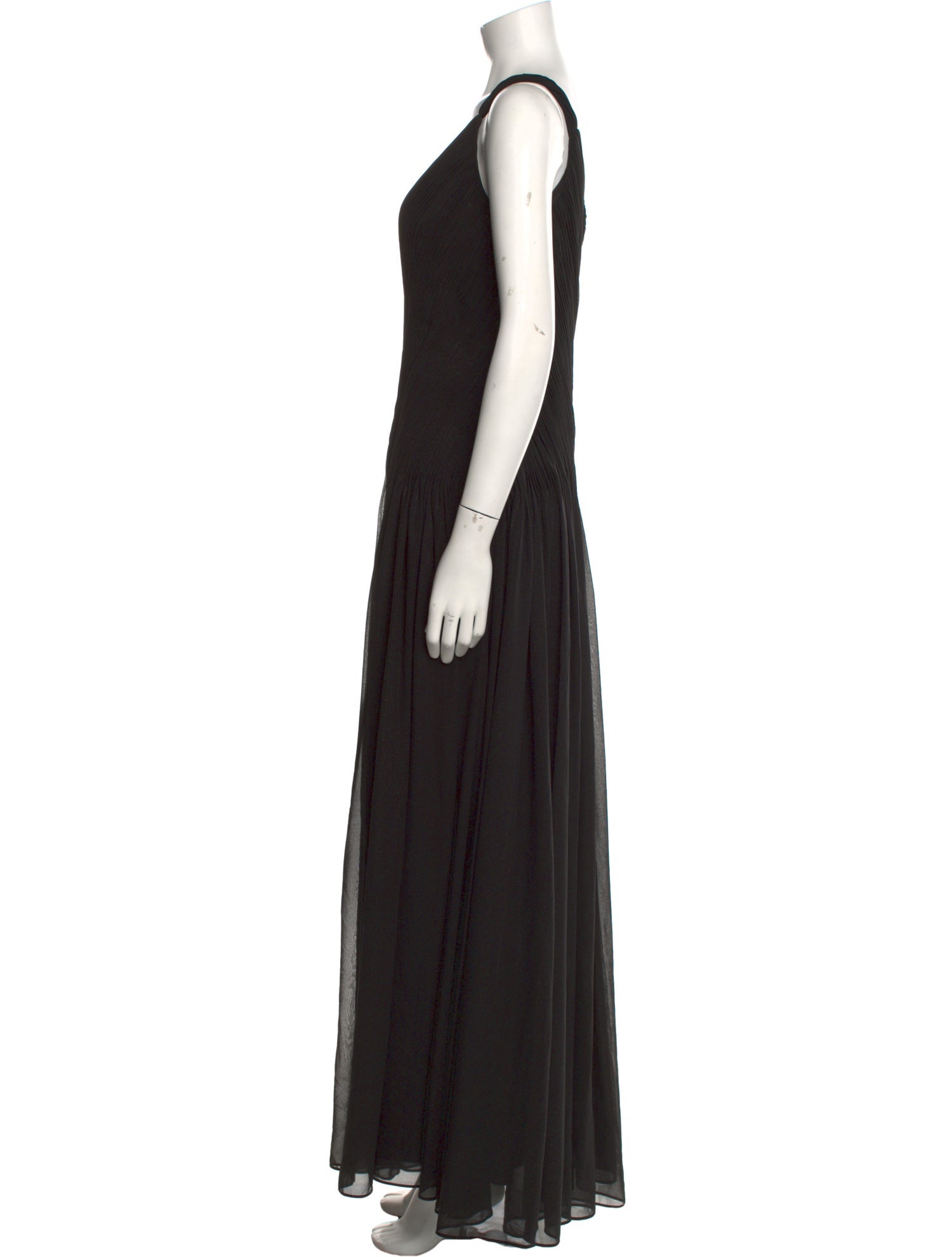Rene Ruiz Scoop Neck Long Dress