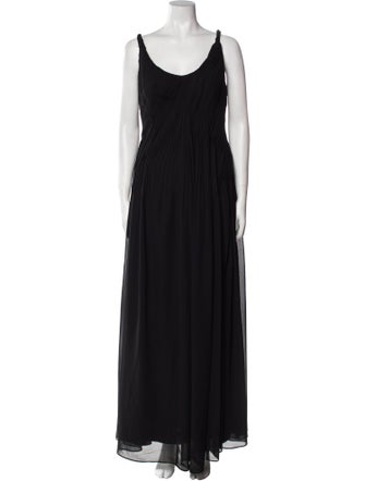 Rene Ruiz Scoop Neck Long Dress