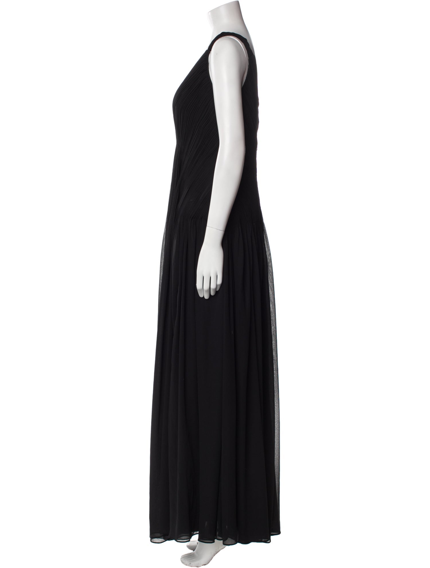 Rene Ruiz Scoop Neck Long Dress