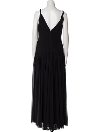 Rene Ruiz Scoop Neck Long Dress