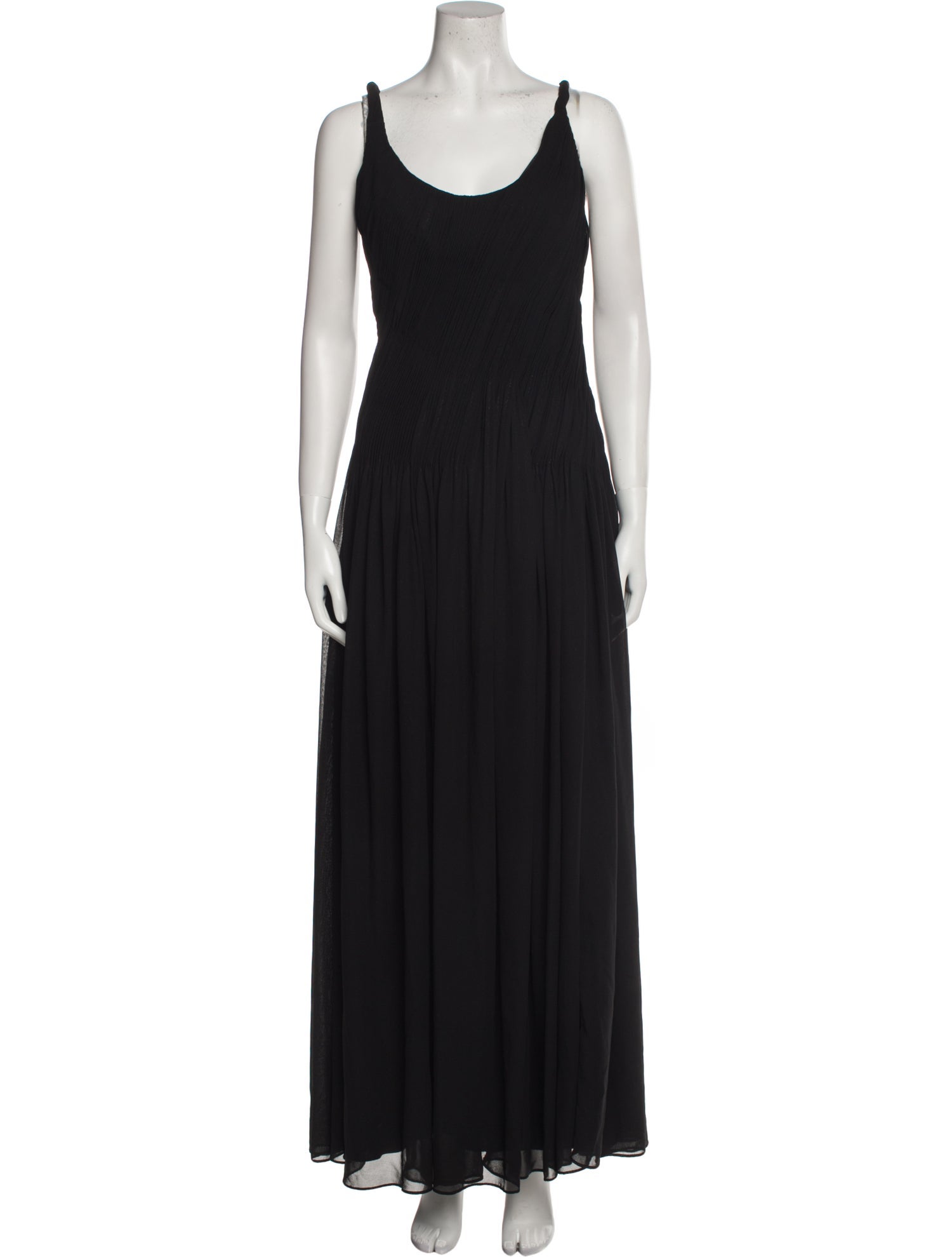 Rene Ruiz Scoop Neck Long Dress