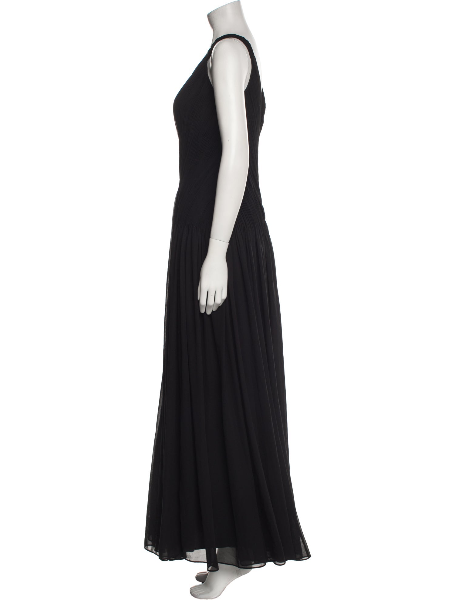 Rene Ruiz Scoop Neck Long Dress