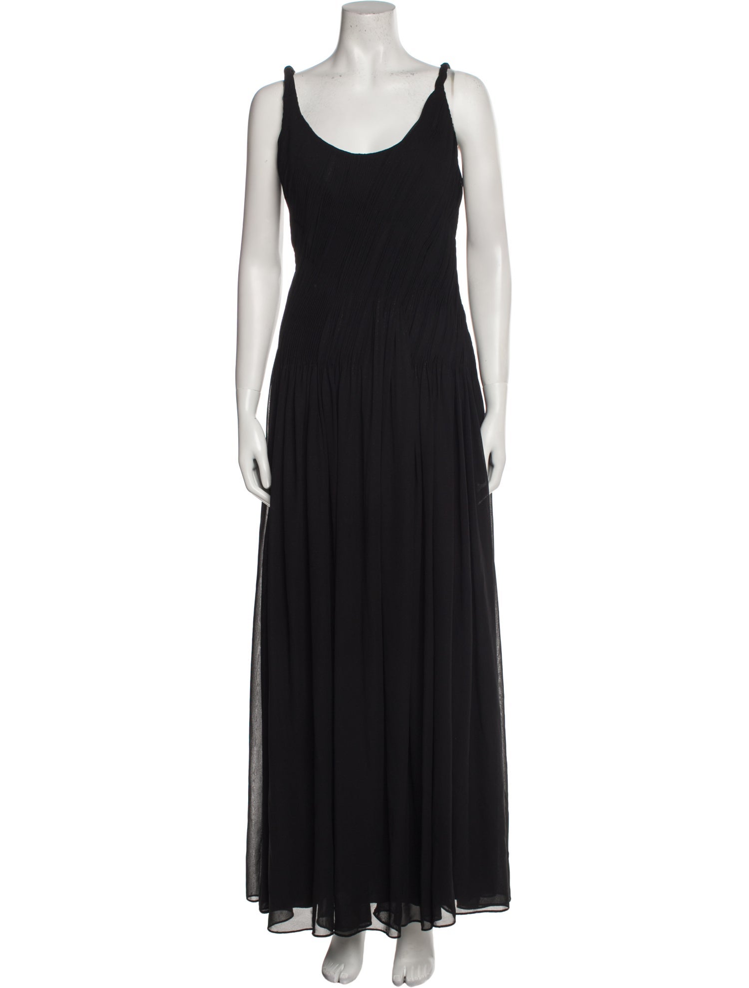 Rene Ruiz Scoop Neck Long Dress