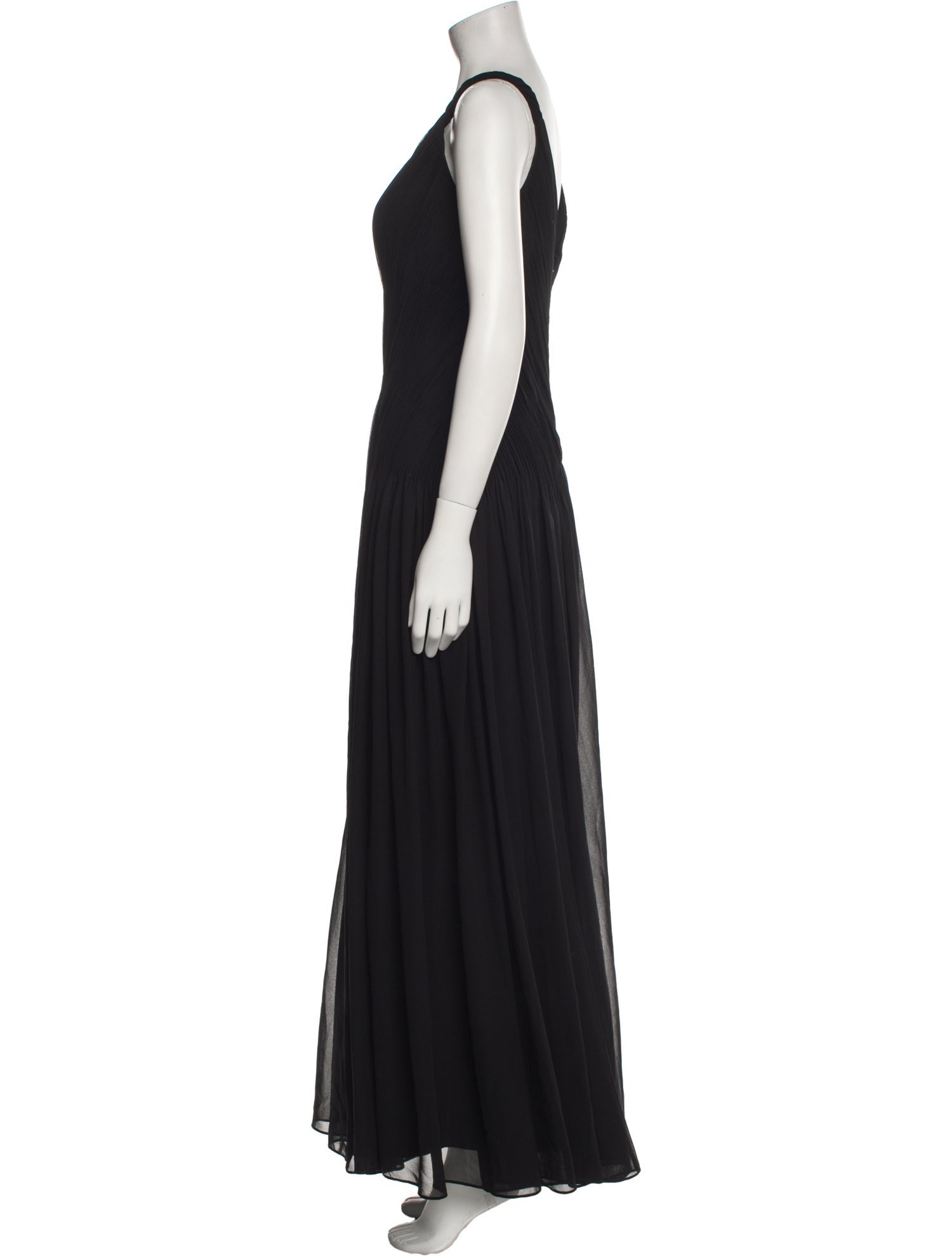 Rene Ruiz Scoop Neck Long Dress