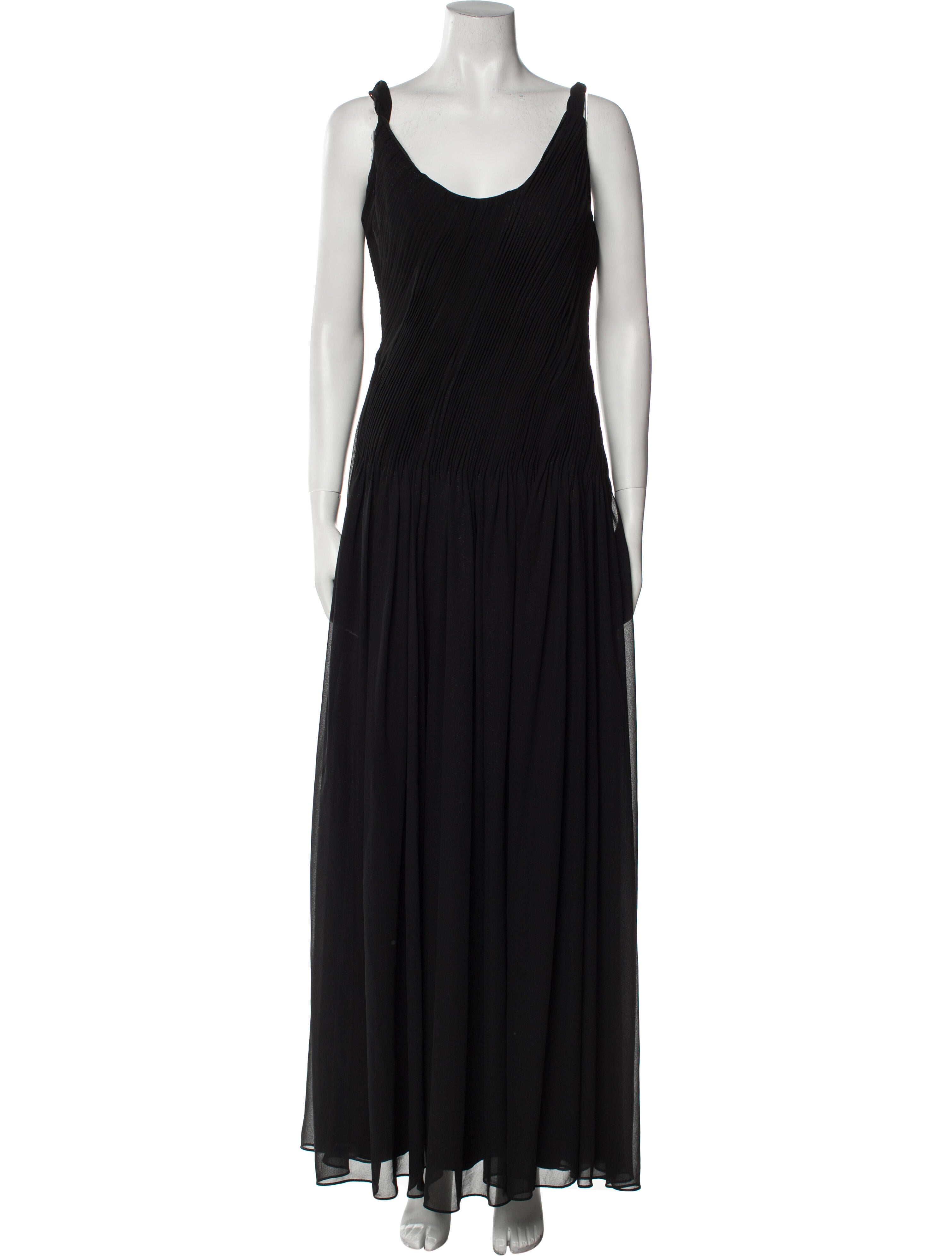 Rene Ruiz Scoop Neck Long Dress