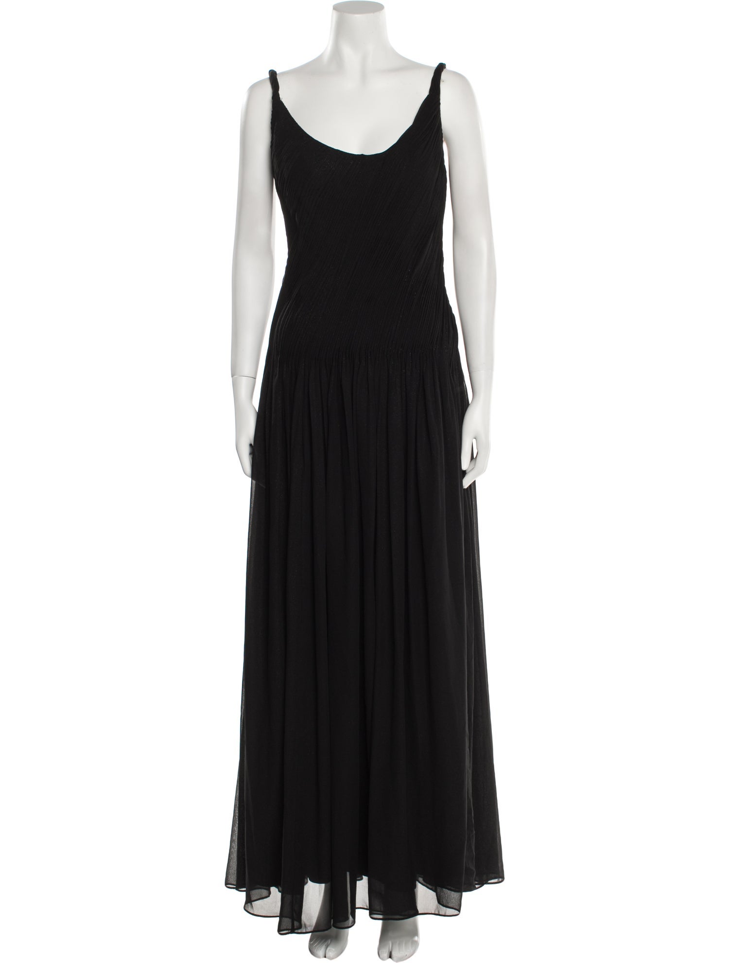 Rene Ruiz Scoop Neck Long Dress