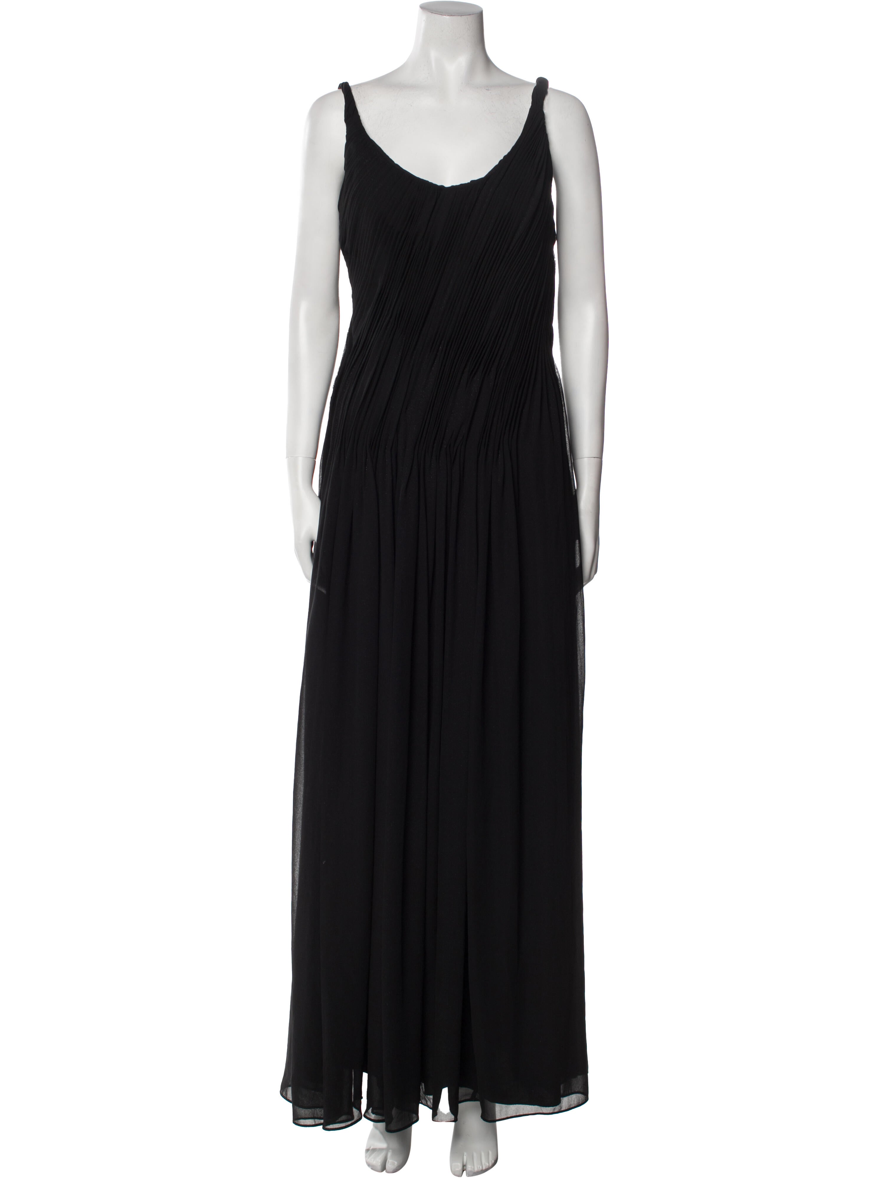 Rene Ruiz Scoop Neck Long Dress