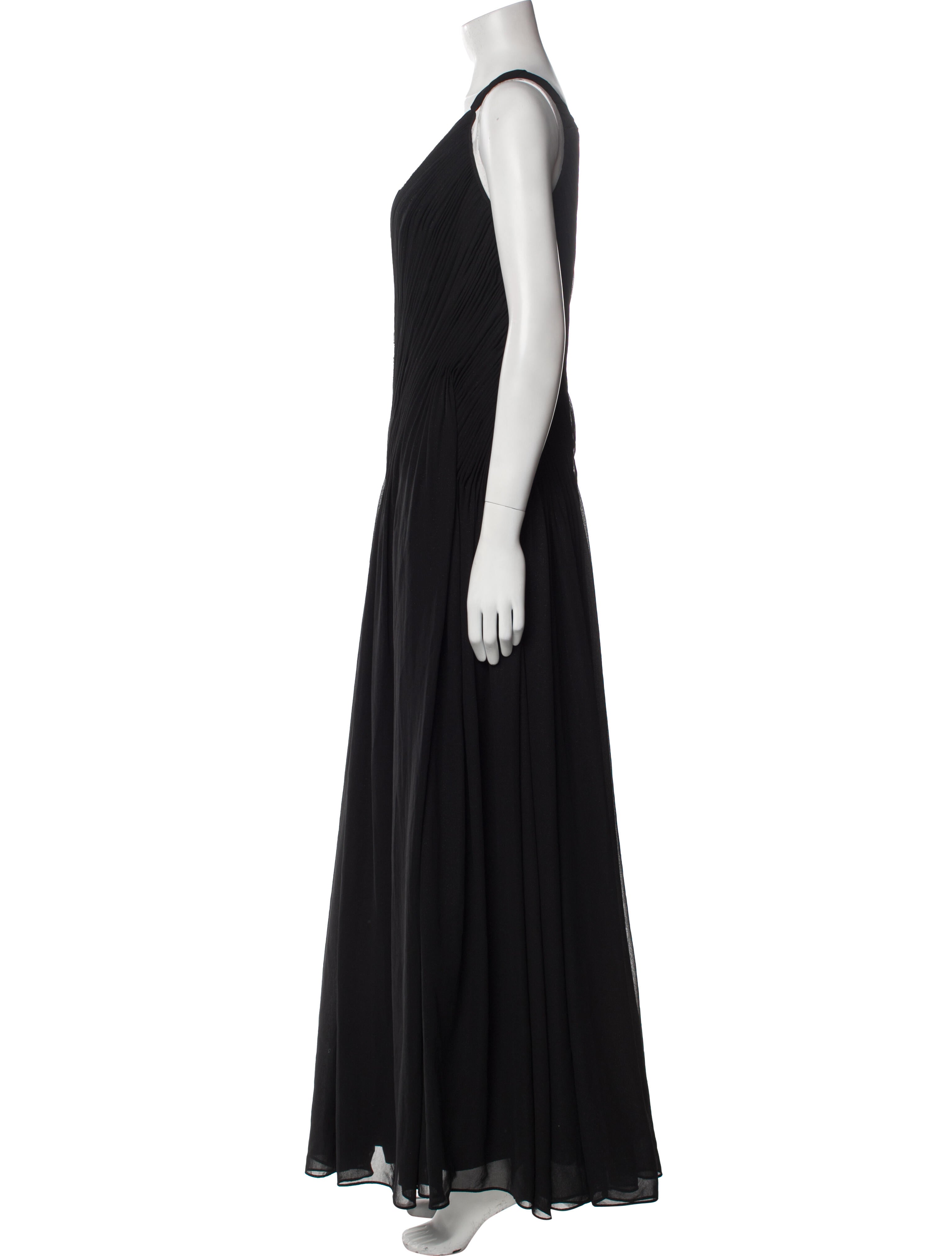 Rene Ruiz Scoop Neck Long Dress