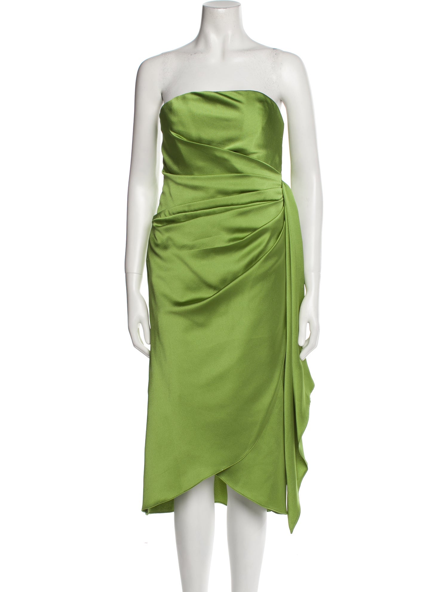 Rene Ruiz Strapless Midi Length Dress