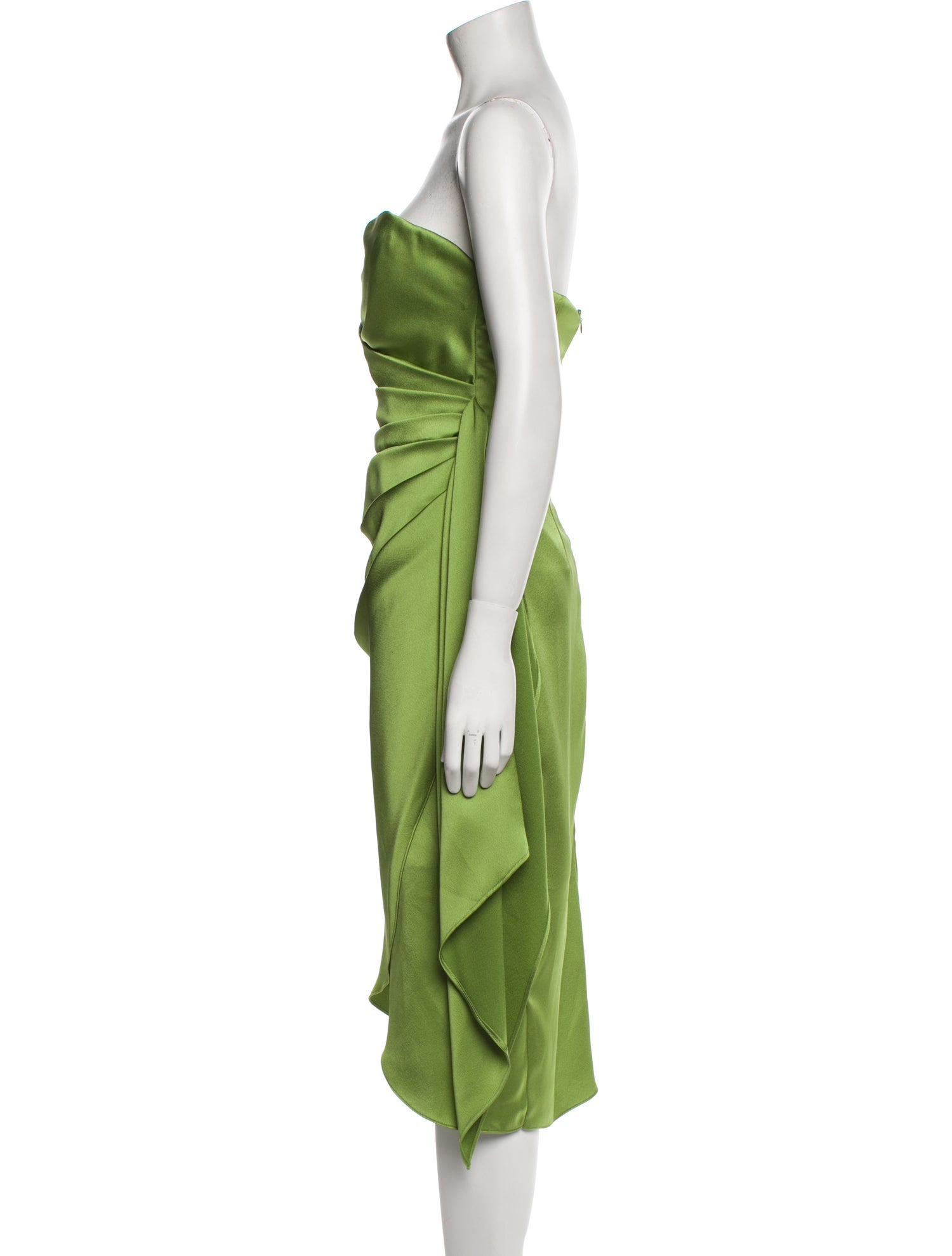 Rene Ruiz Strapless Midi Length Dress