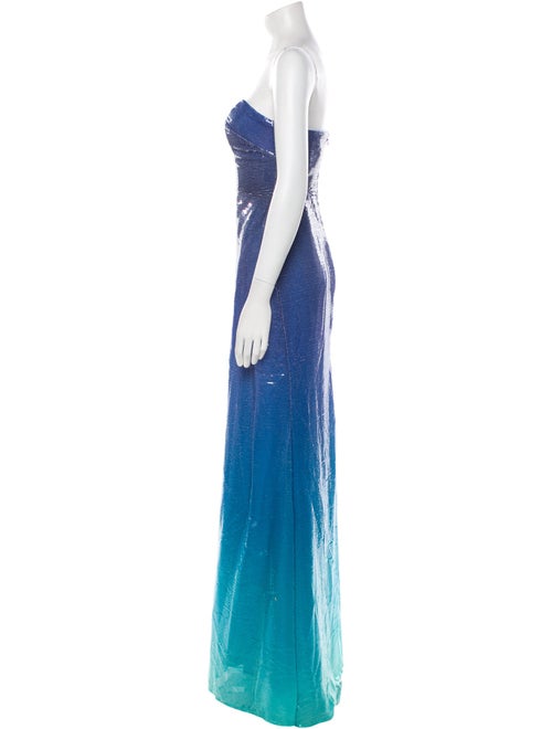 Rene Ruiz Strapless Long Dress