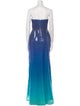 Rene Ruiz Strapless Long Dress