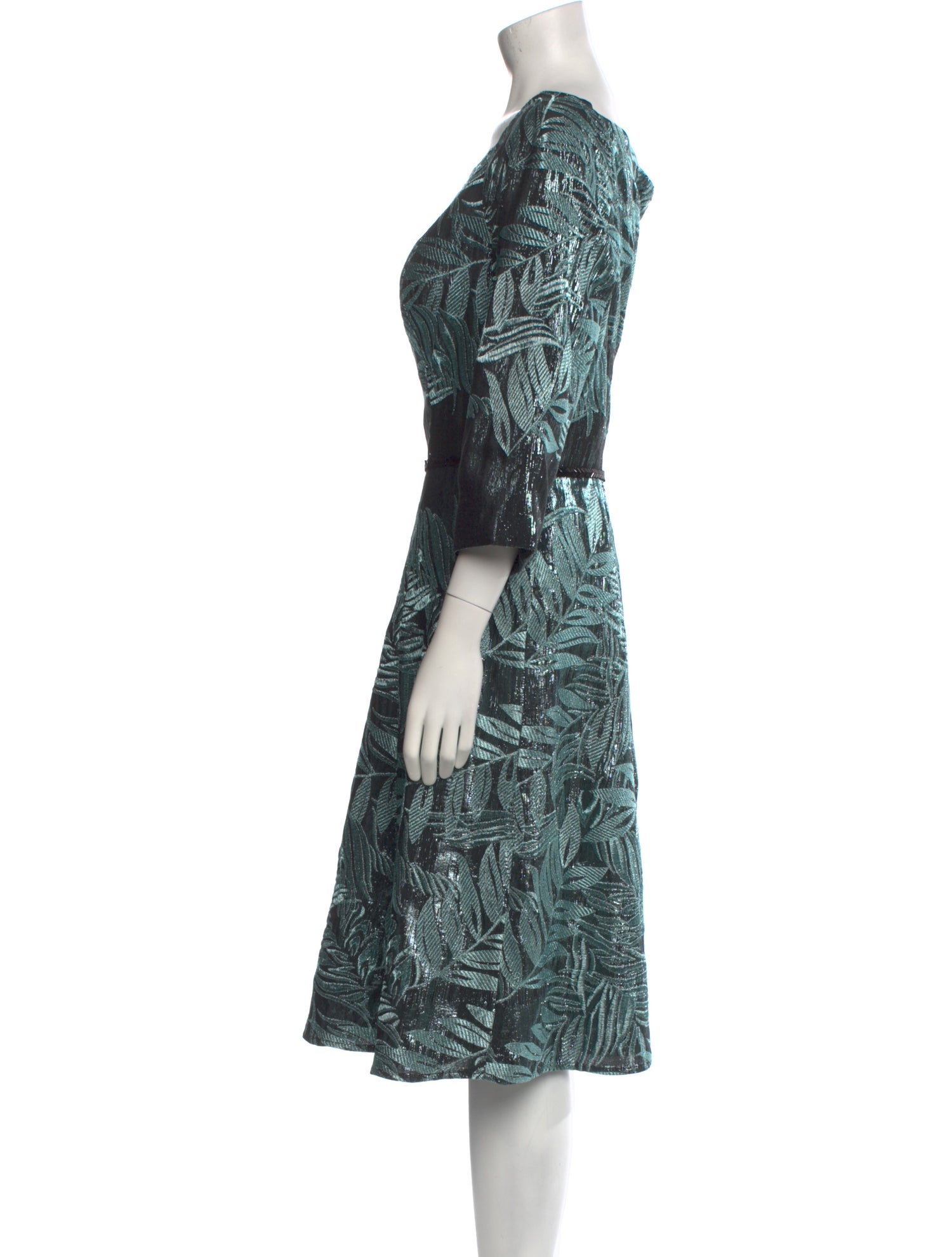 Rene Ruiz Printed Midi Length Dress