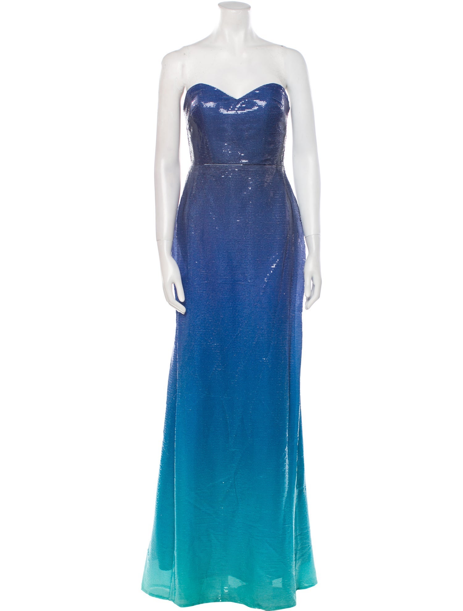 Rene Ruiz Strapless Long Dress