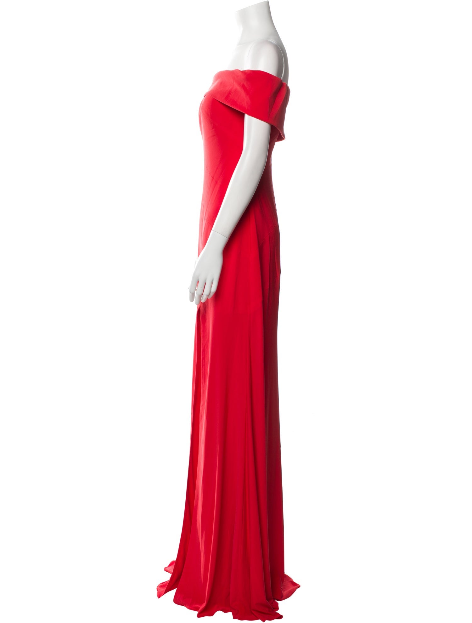 Rene Ruiz Off-The-Shoulder Long Dress