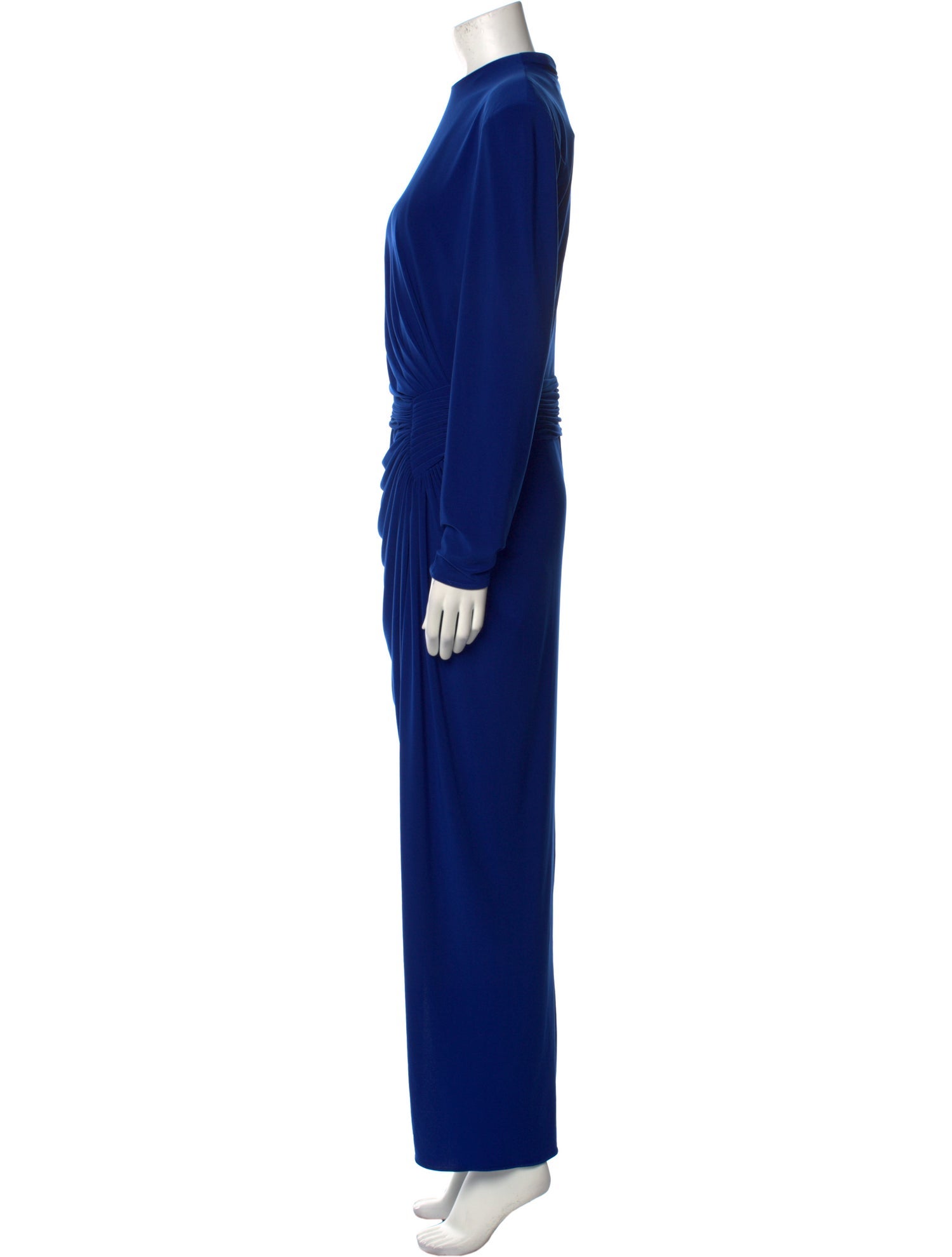 Rene Ruiz Mock Neck Long Dress