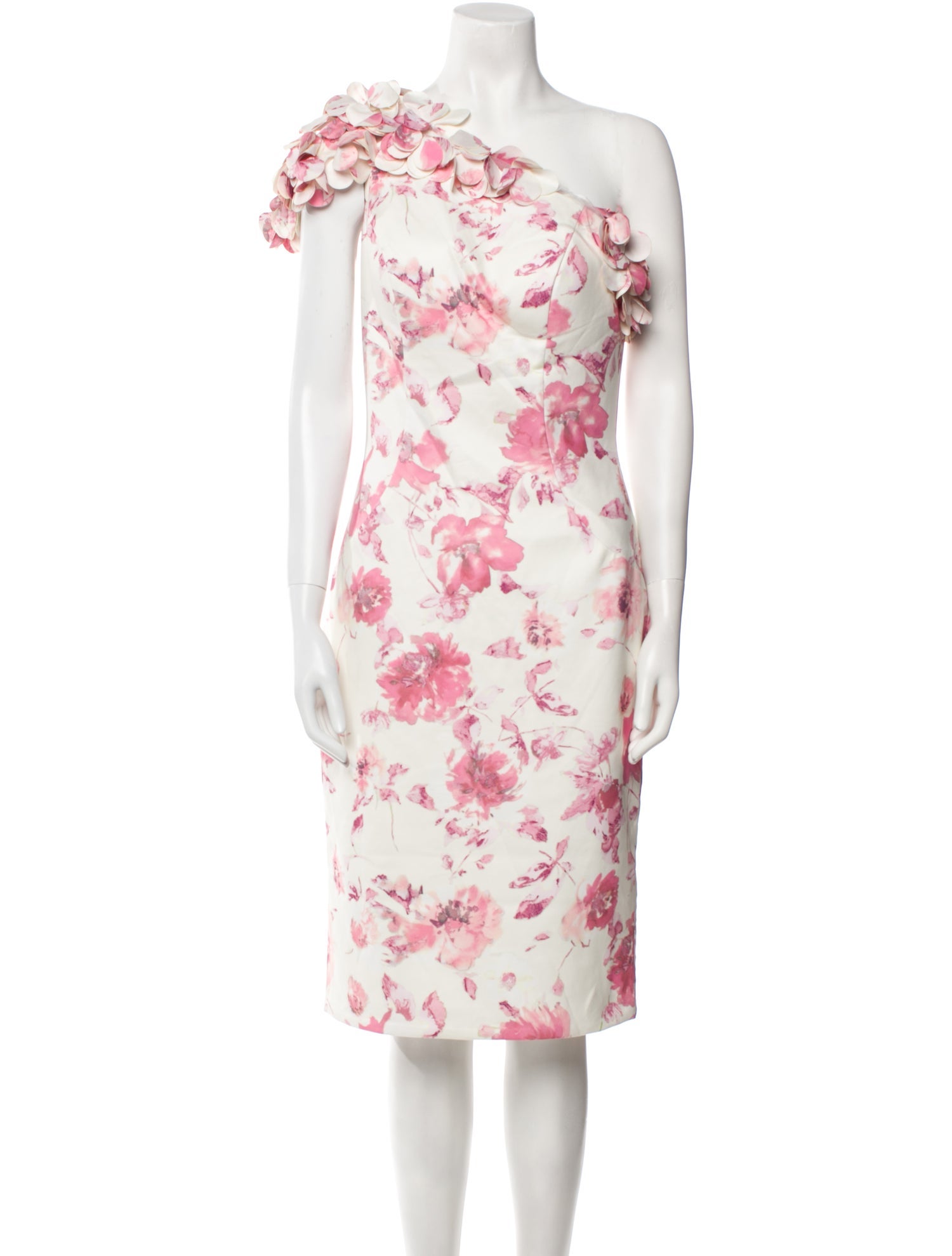 Rene Ruiz Floral Print Midi Length Dress w/ Tags