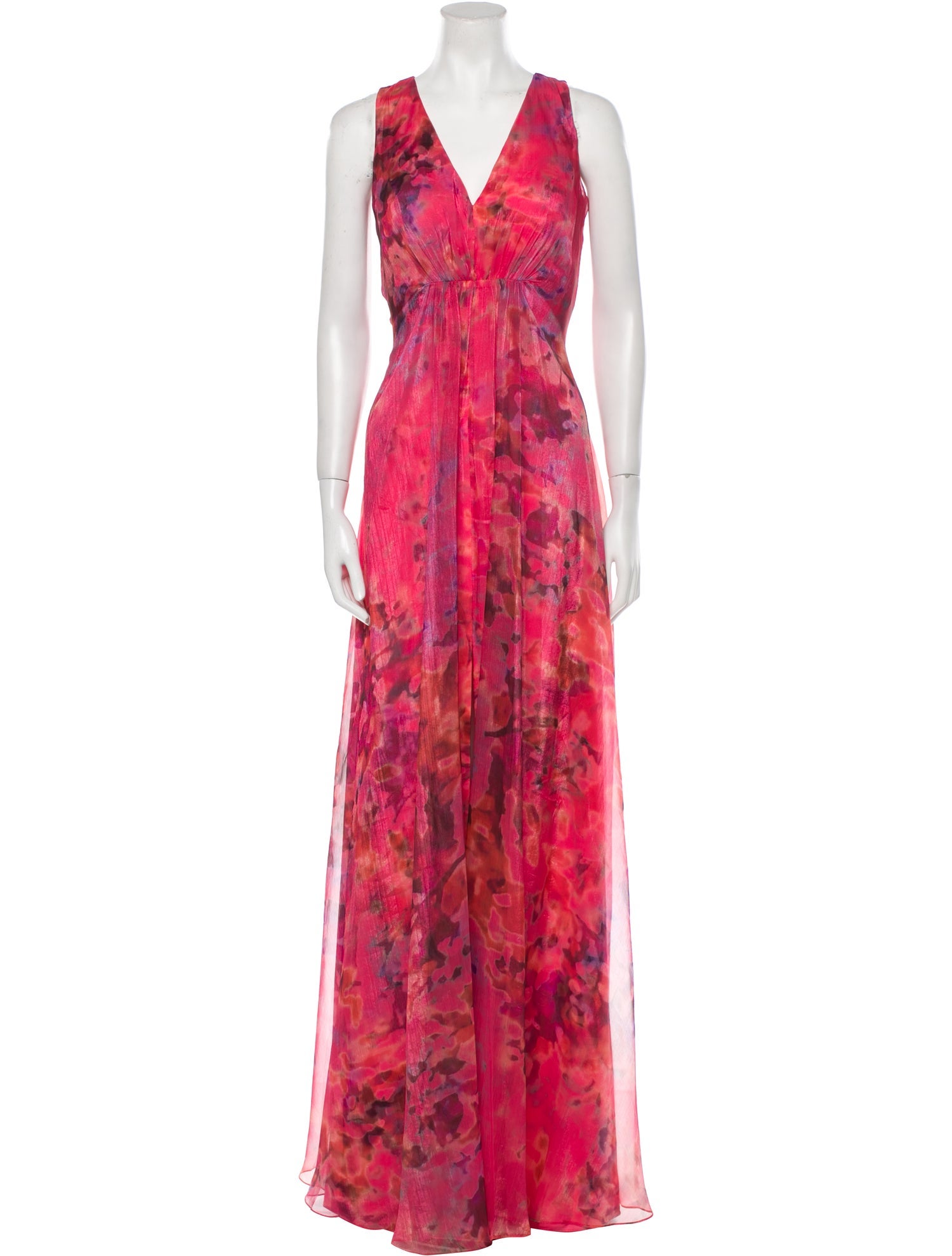 Rene Ruiz Floral Print Long Dress w/ Tags