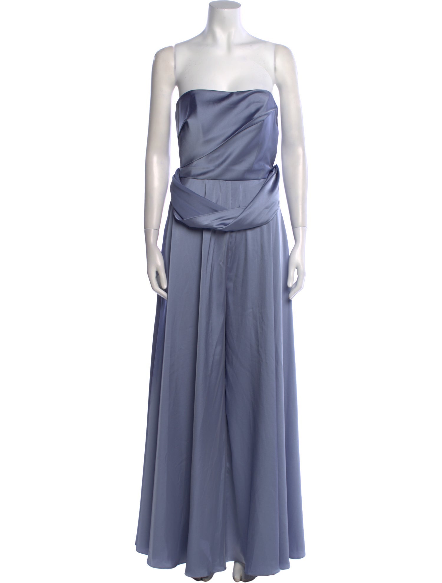Rene Ruiz Strapless Long Dress