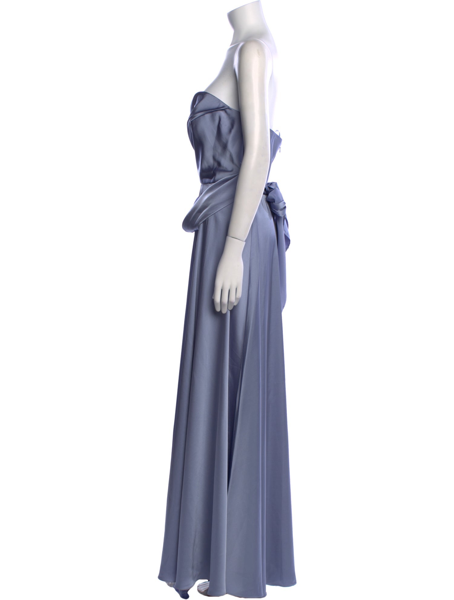 Rene Ruiz Strapless Long Dress