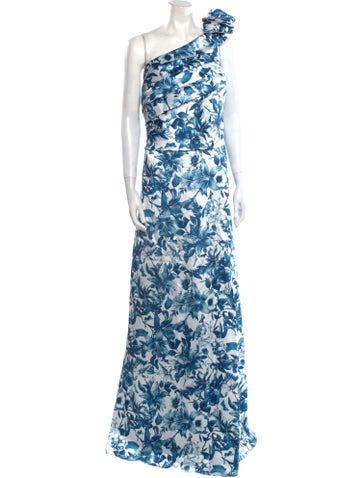 Rene Ruiz Dresses Floral Print Long Dress US 20 | 4XL