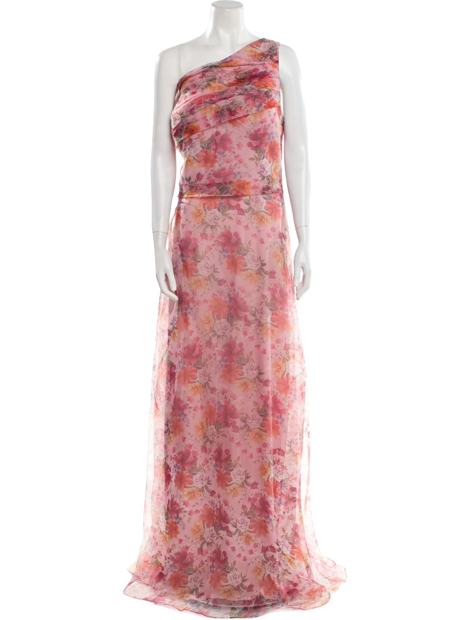 Rene Ruiz Floral Print Long Dress w/ Tags