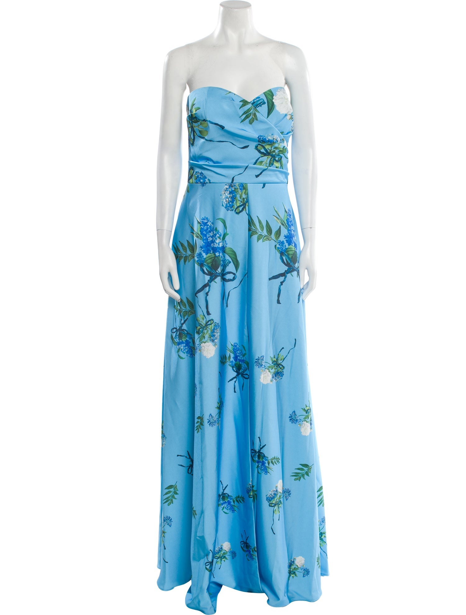 Rene Ruiz Floral Print Long Dress w/ Tags