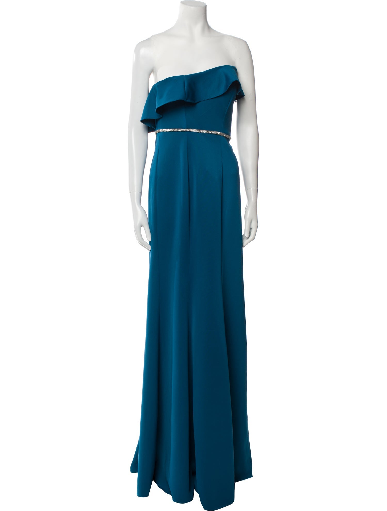 Rene Ruiz Strapless Long Dress