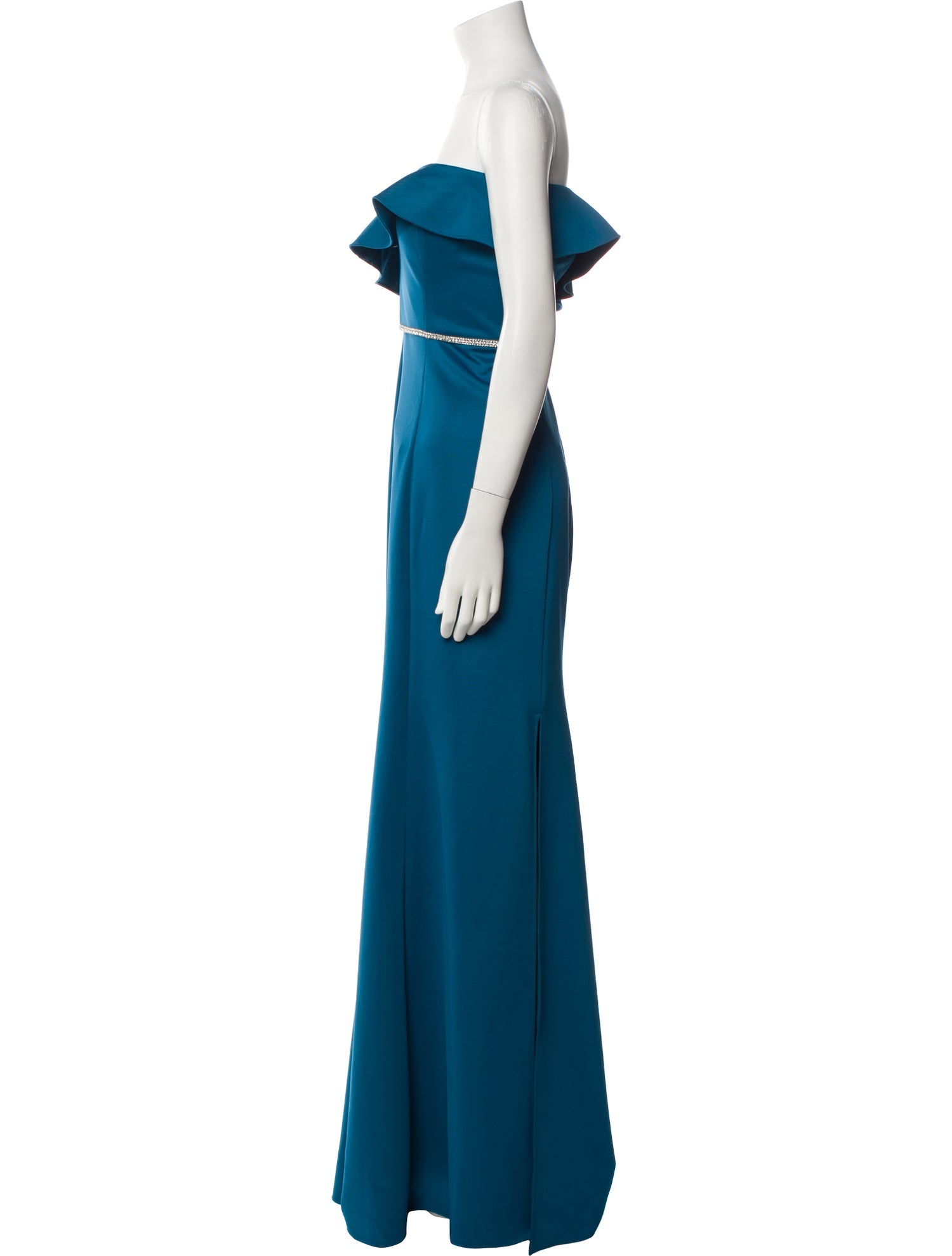 Rene Ruiz Strapless Long Dress