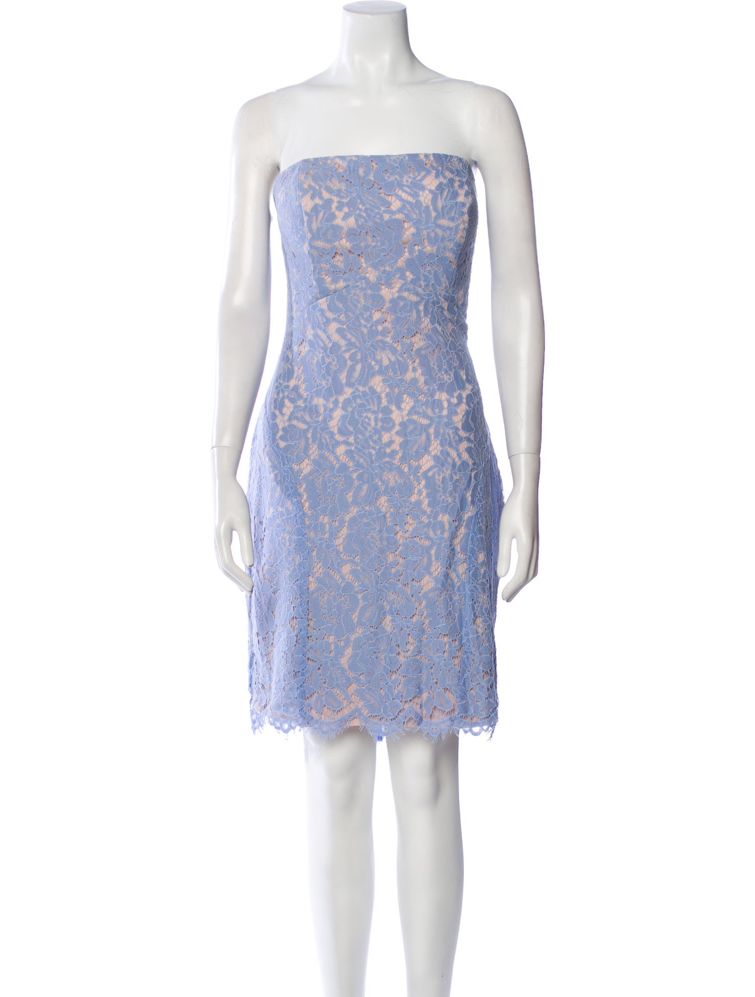 Rene Ruiz Strapless Mini Dress