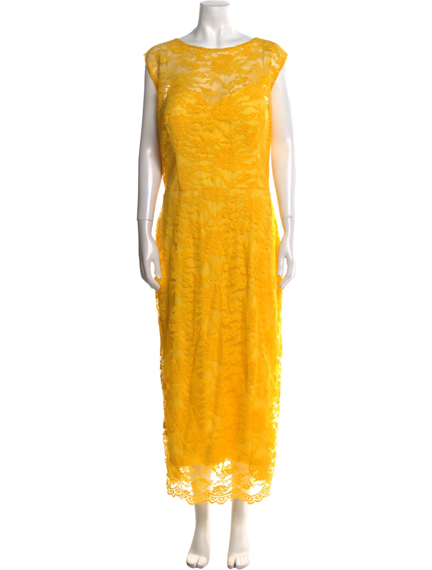 Rene Ruiz Bateau Neckline Long Dress w/ Tags