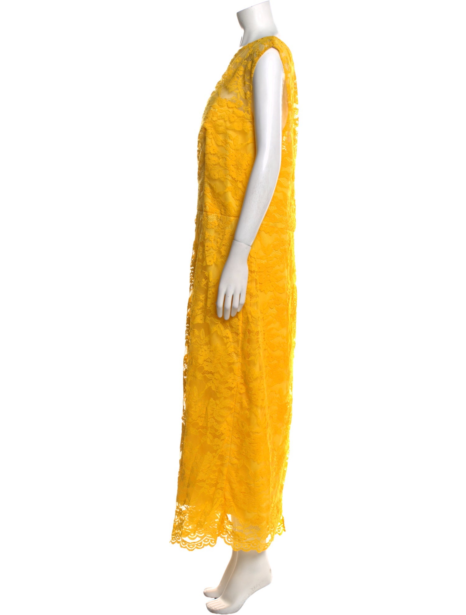 Rene Ruiz Crew Neck Long Dress