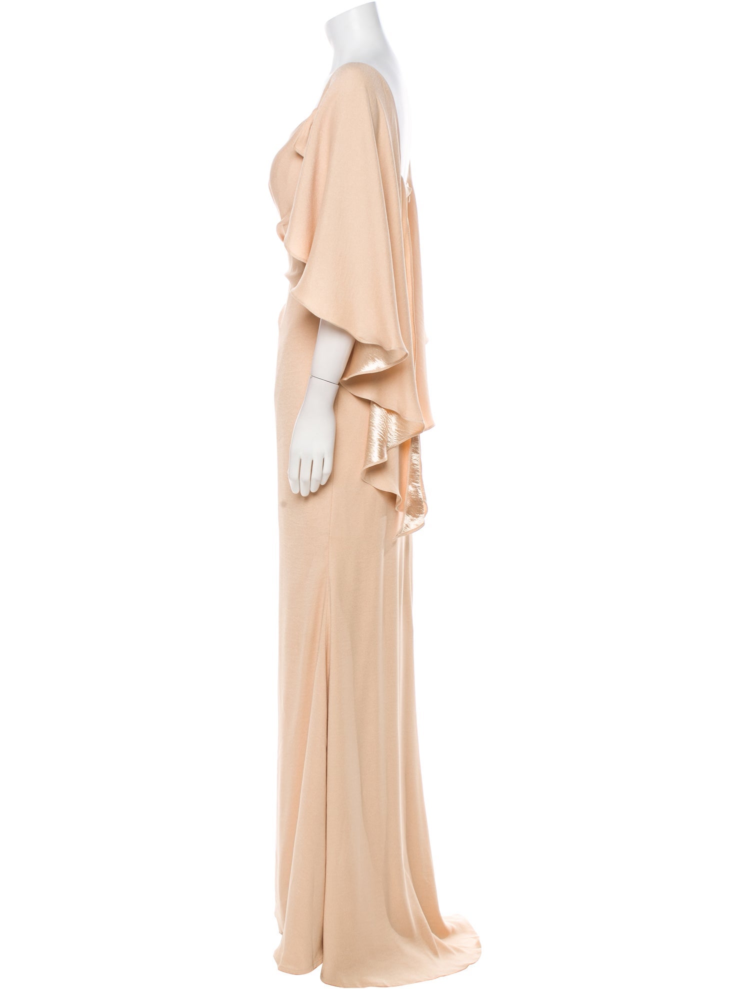 Rene Ruiz Bateau Neckline Long Dress w/ Tags