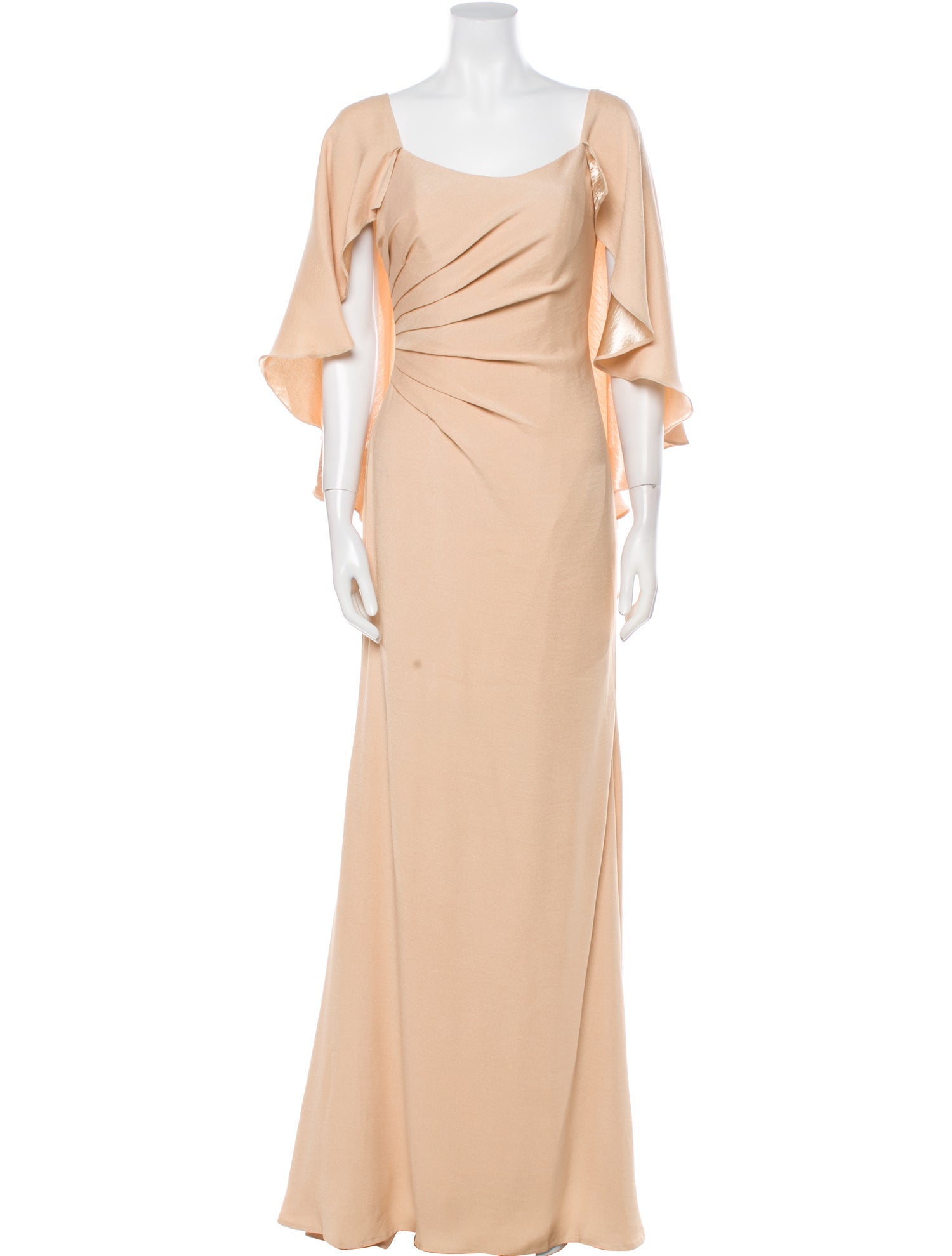 Rene Ruiz Bateau Neckline Long Dress w/ Tags