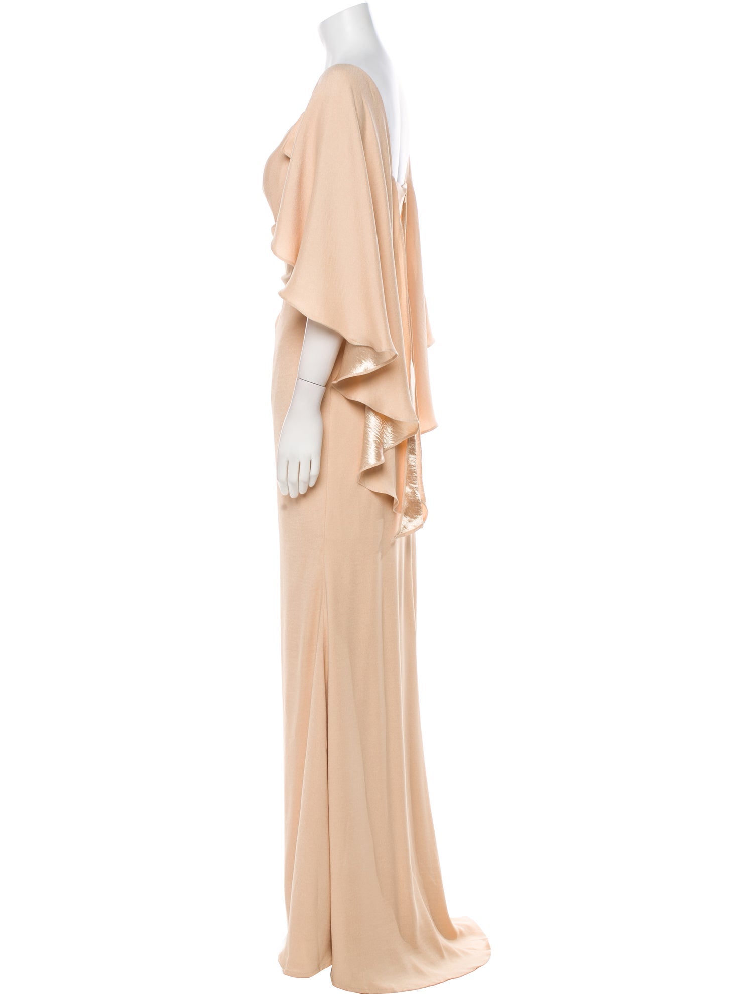 Rene Ruiz Bateau Neckline Long Dress w/ Tags