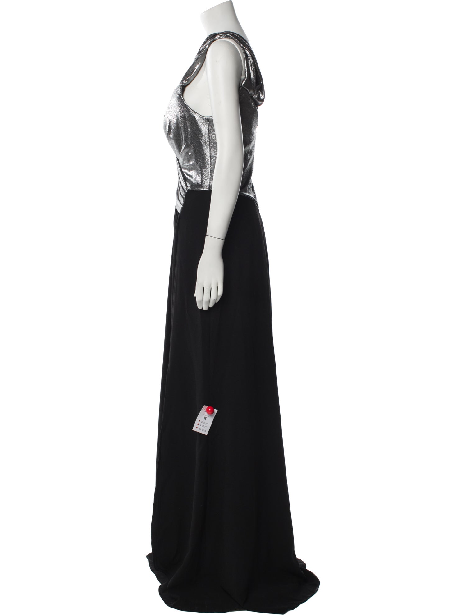 Rene Ruiz V-Neck Long Dress