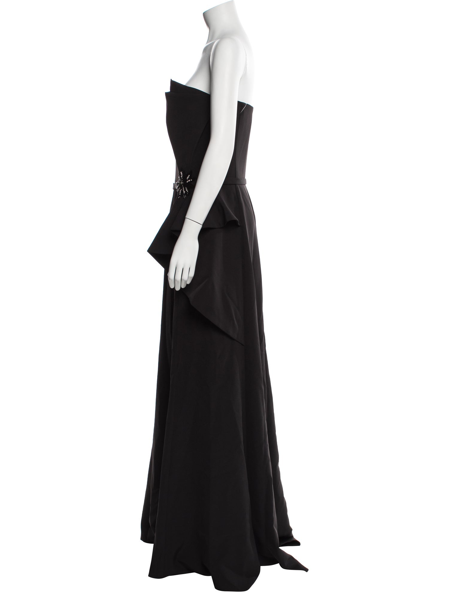 Rene Ruiz Strapless Long Dress