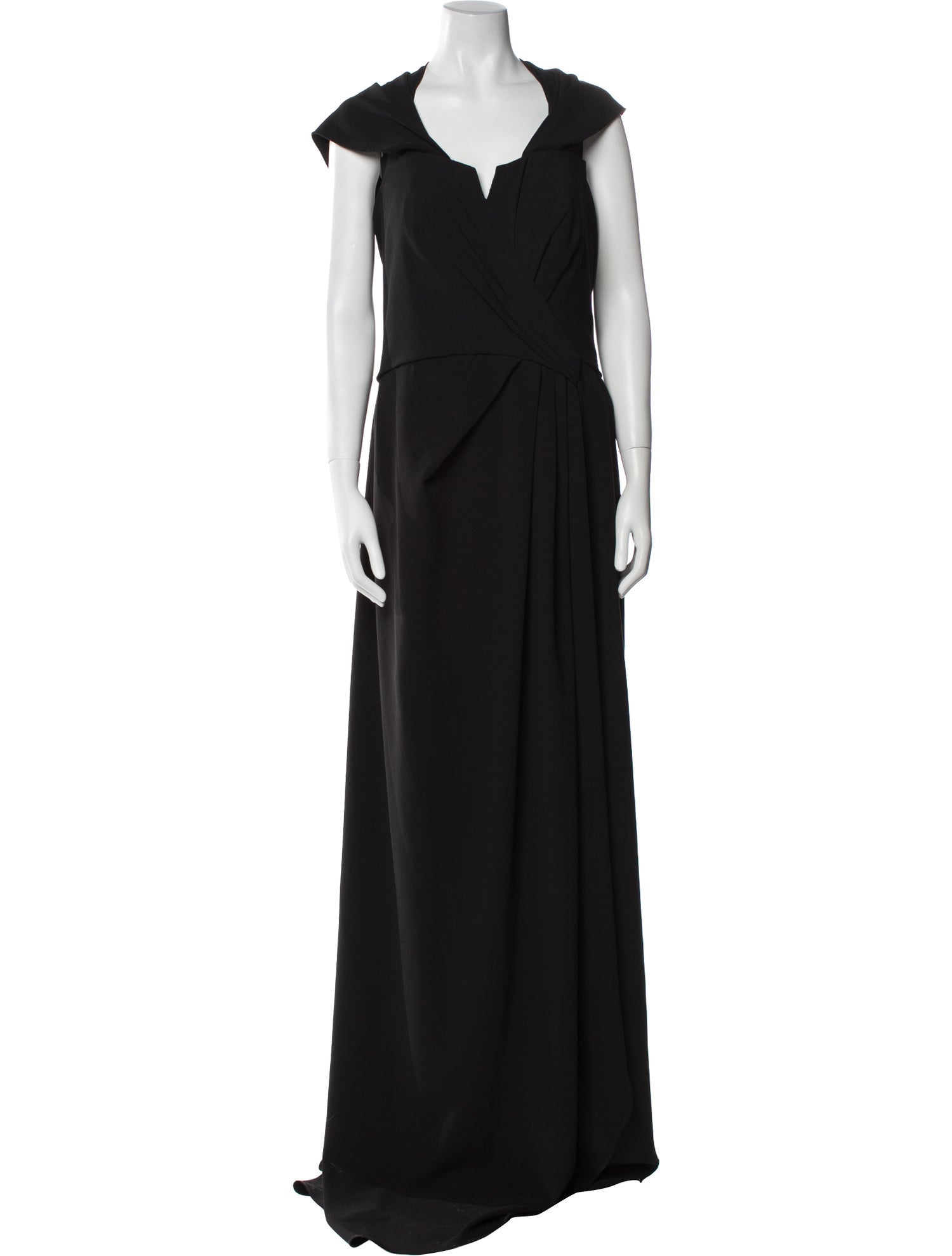 Rene Ruiz V-Neck Long Dress