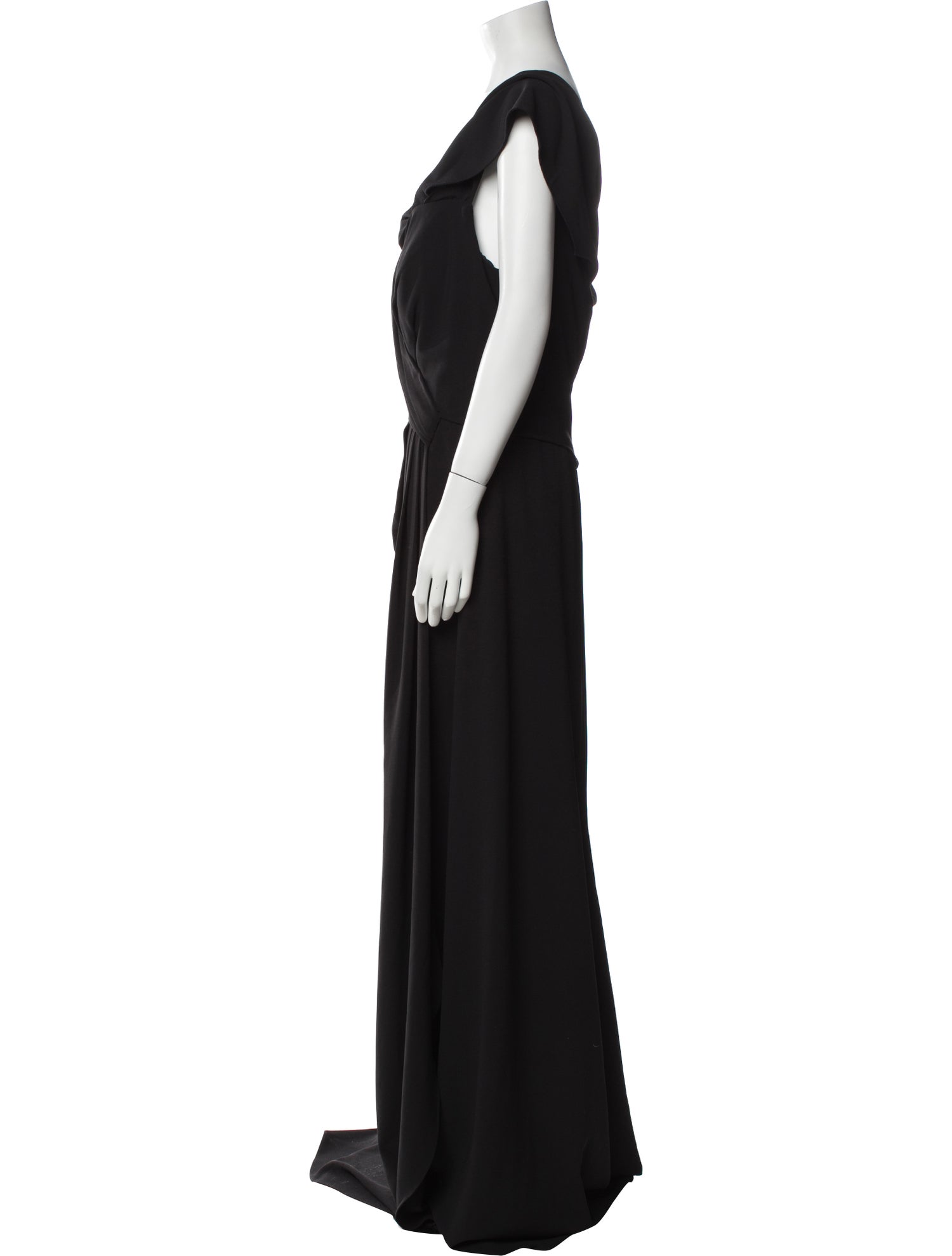 Rene Ruiz V-Neck Long Dress