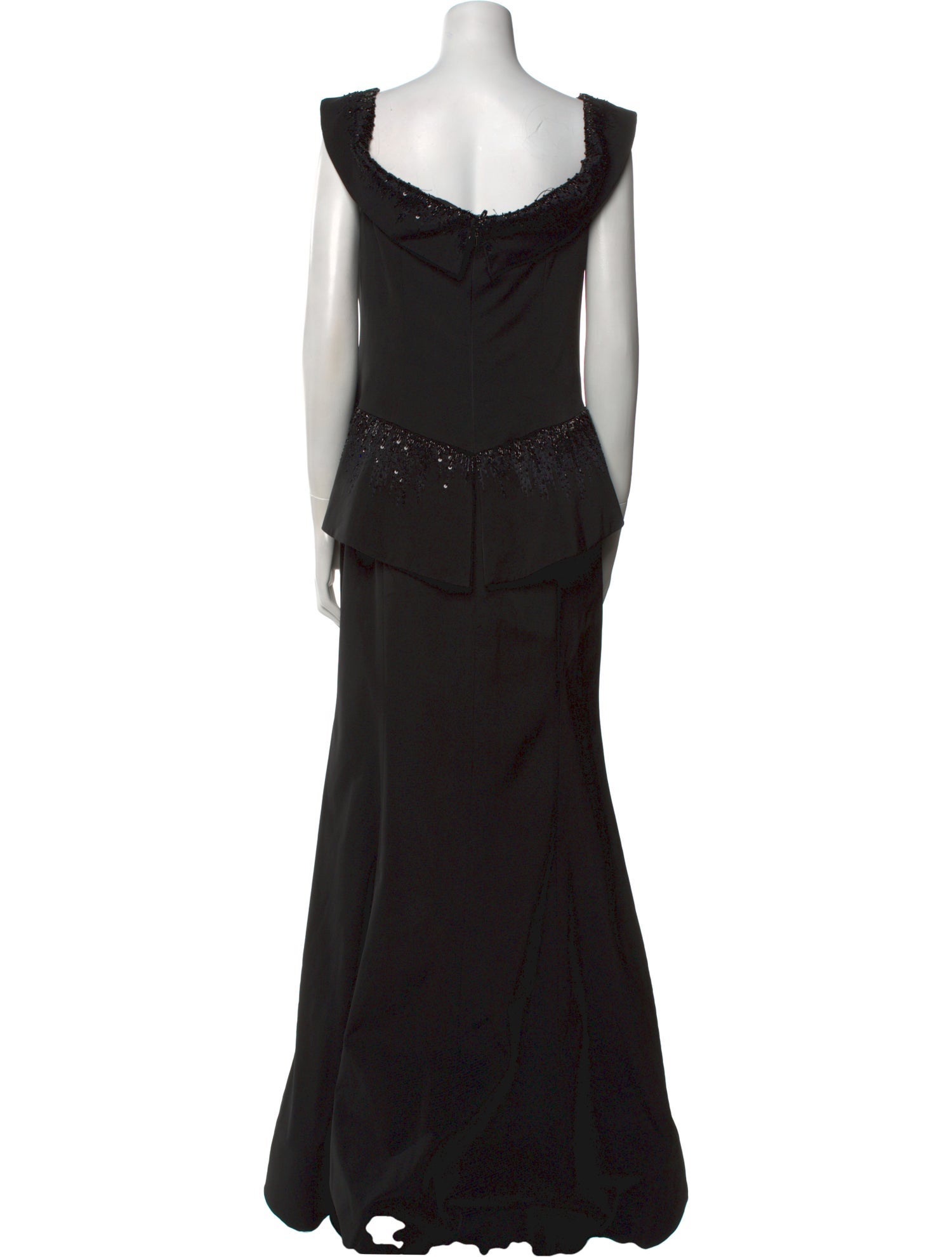 Rene Ruiz V-Neck Long Dress