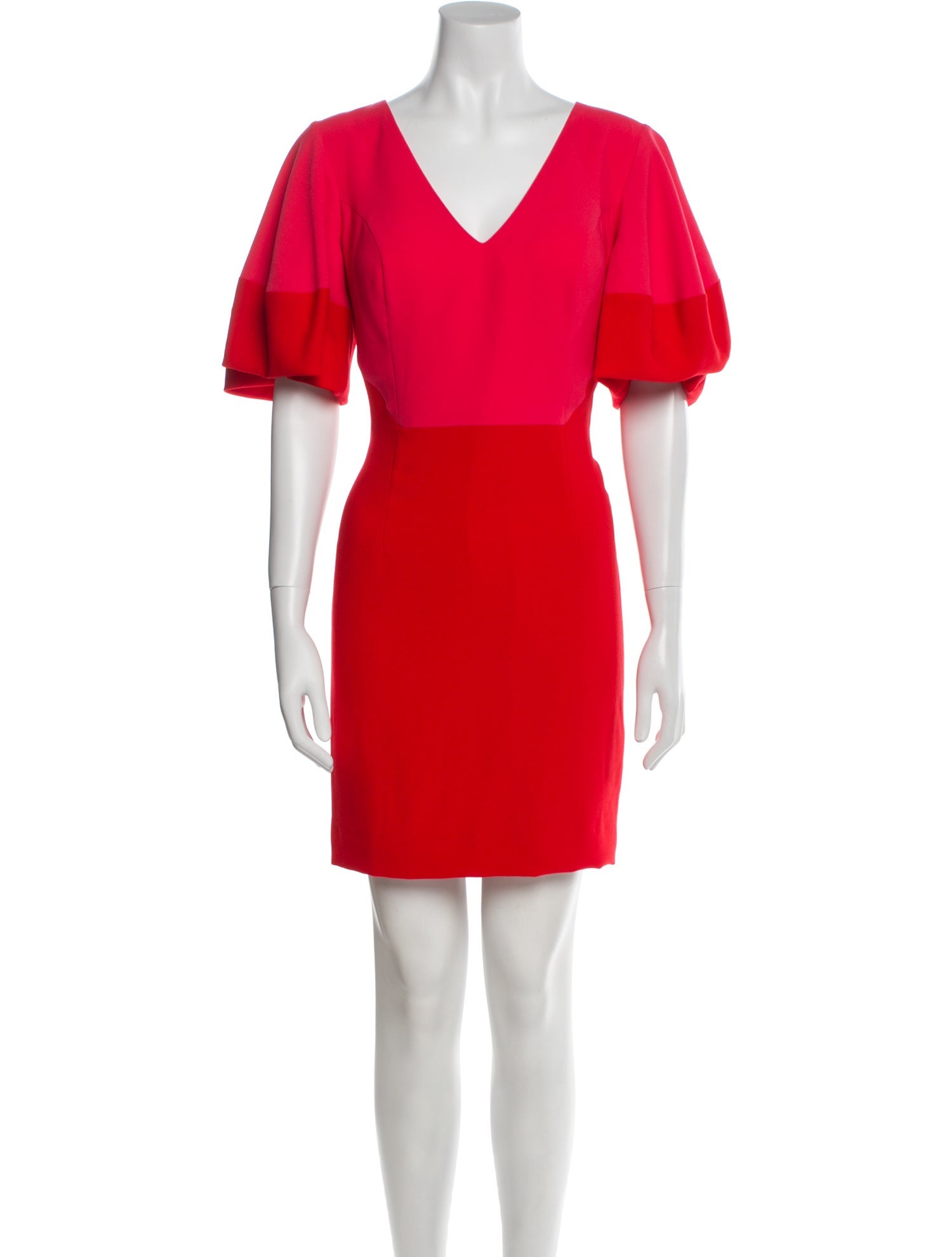 Rene Ruiz V-Neck Mini Dress