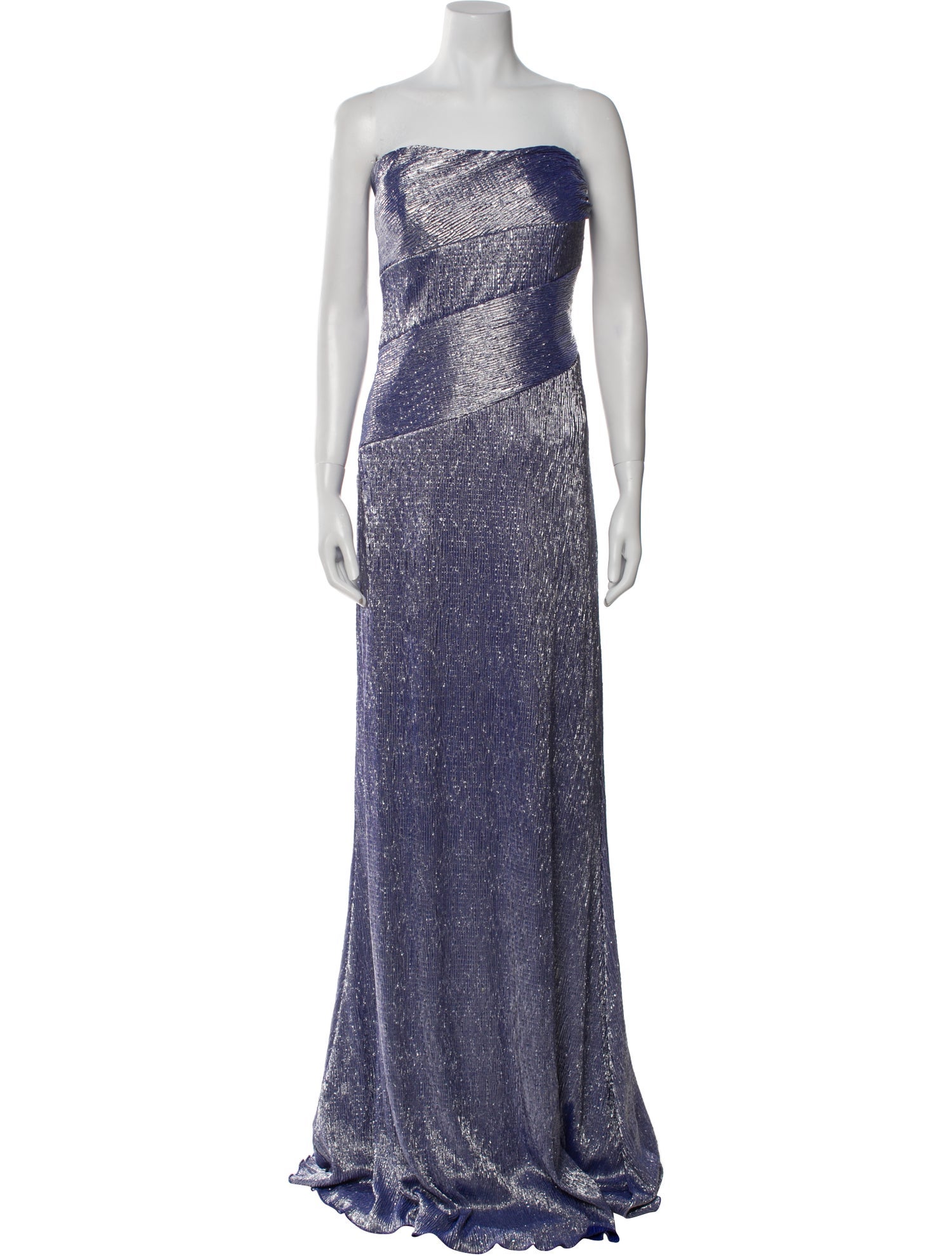 Rene Ruiz Strapless Long Dress