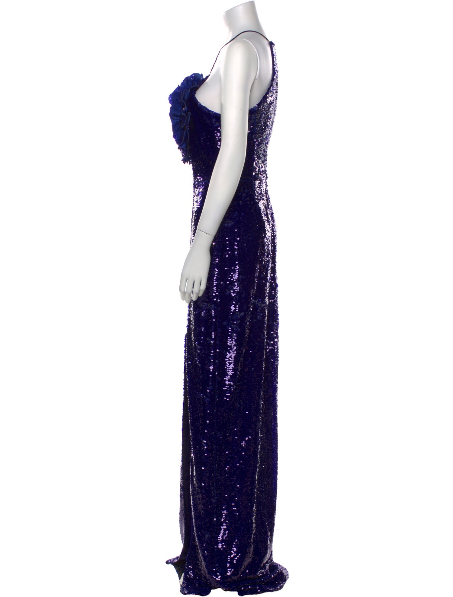 Rene Ruiz Halterneck Long Dress