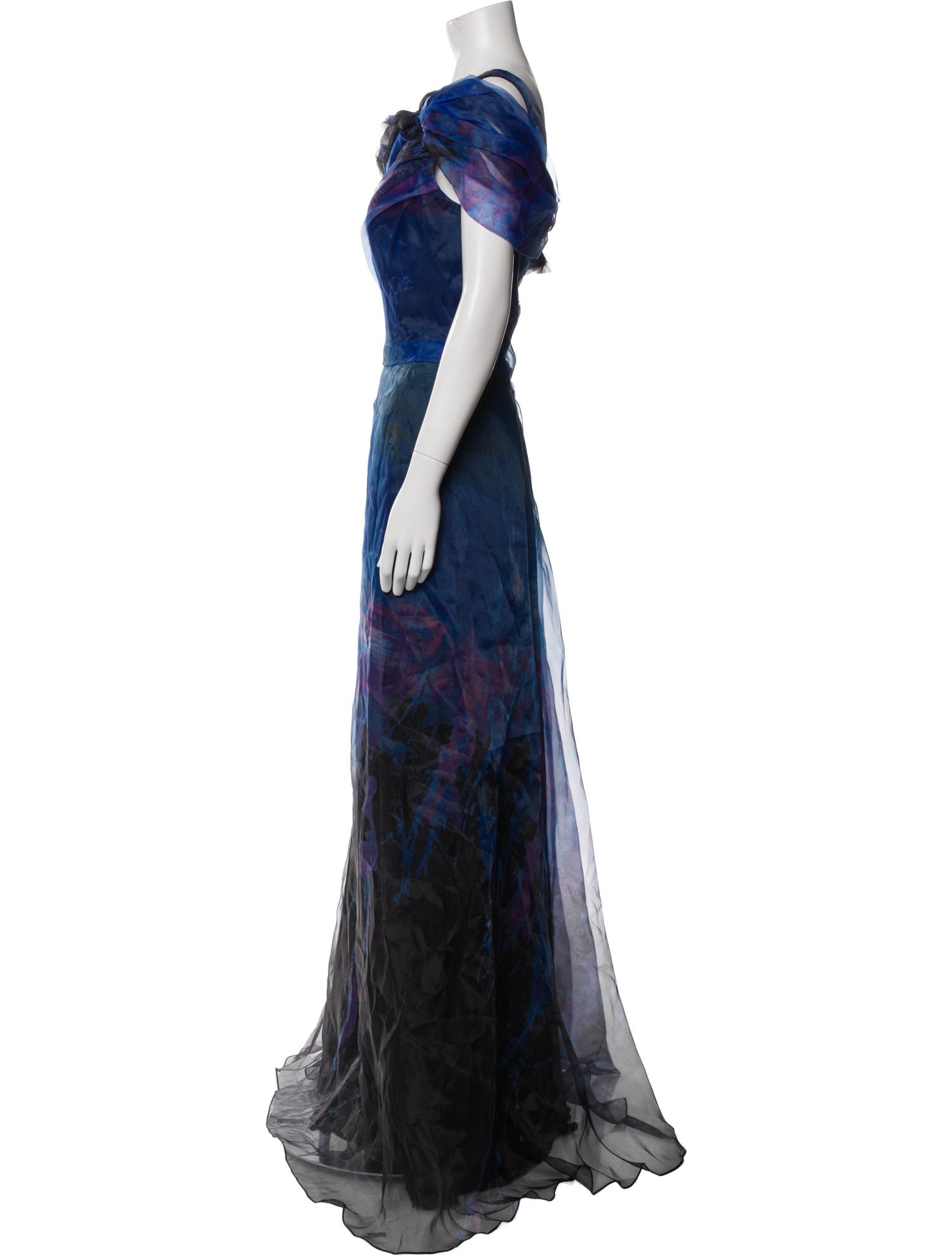 Rene Ruiz Printed Long Dress