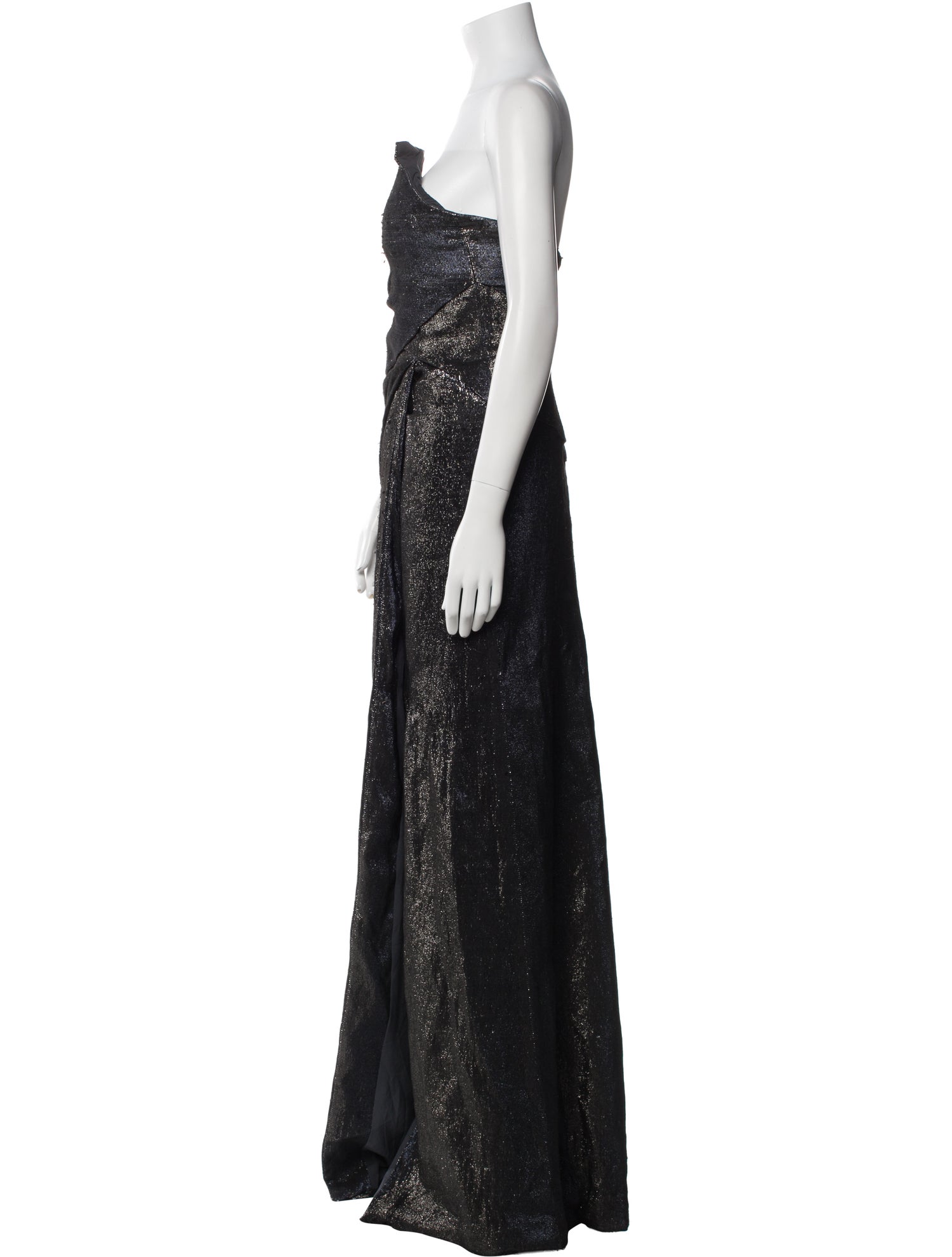Rene Ruiz Strapless Long Dress