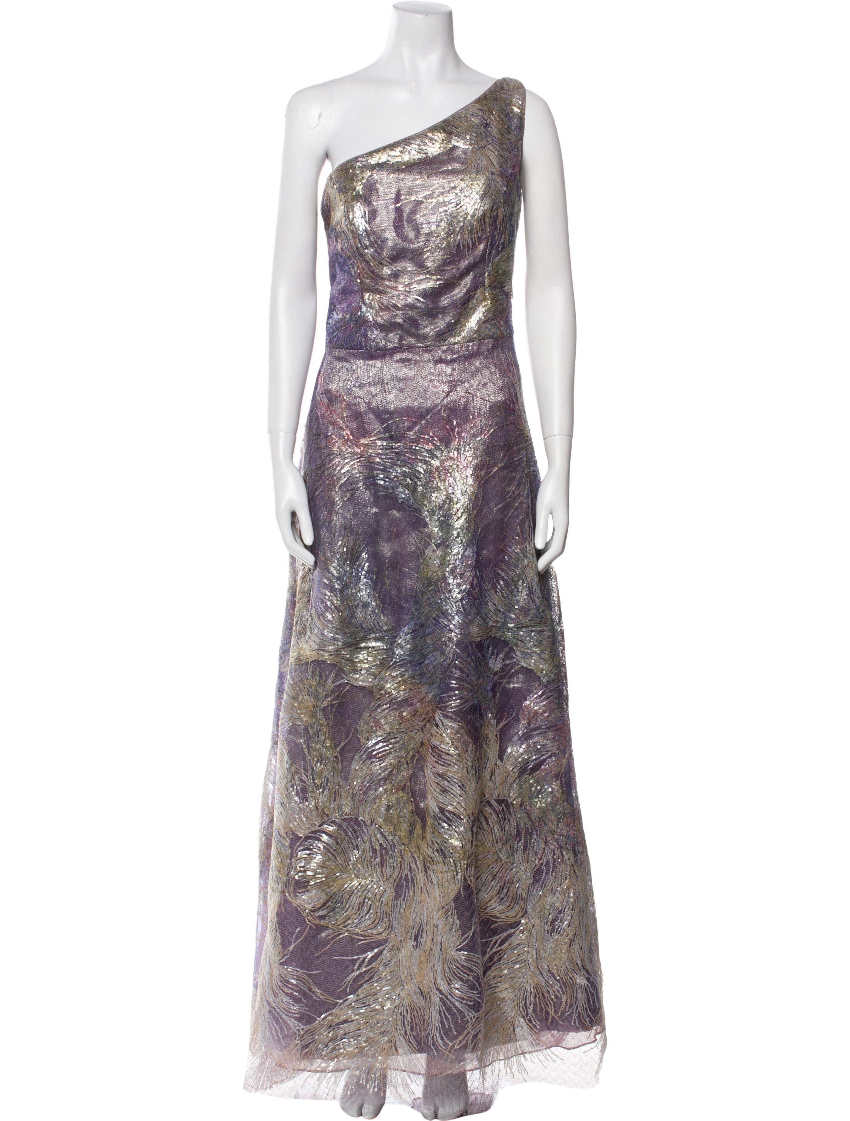 Rene Ruiz Printed Long Dress