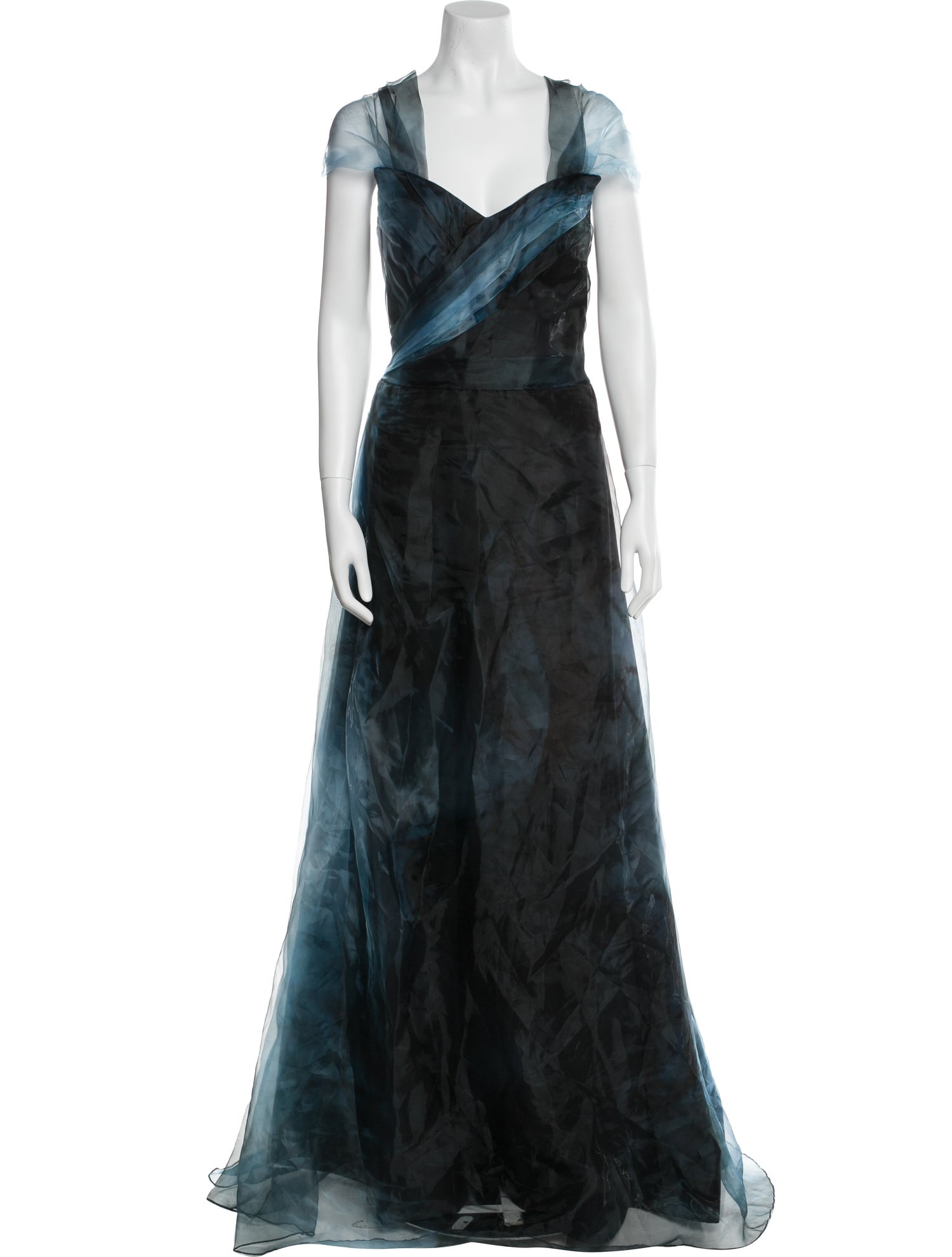 Rene Ruiz Silk Long Dress w/ Tags