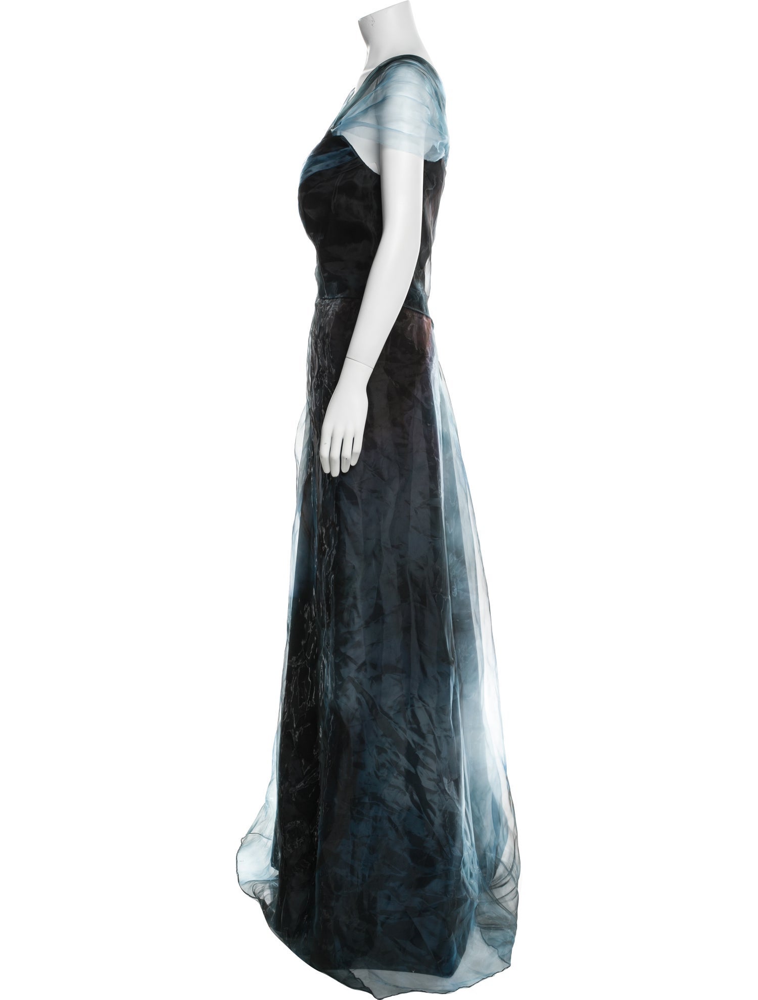 Rene Ruiz Silk Long Dress w/ Tags